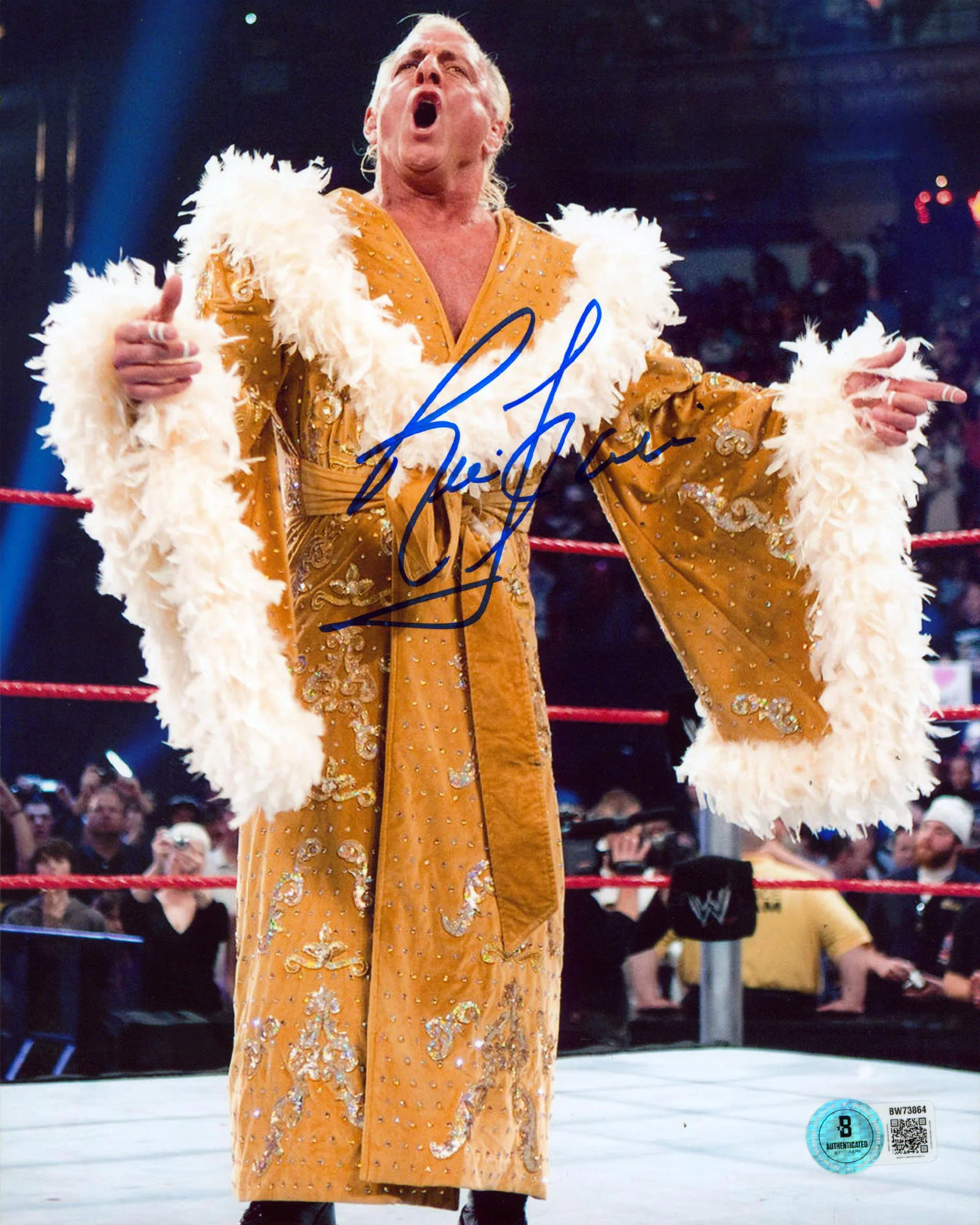Ric Flair WWE Authentic Signed 8x10 Vertical Photo Autographed BAS - Image 2