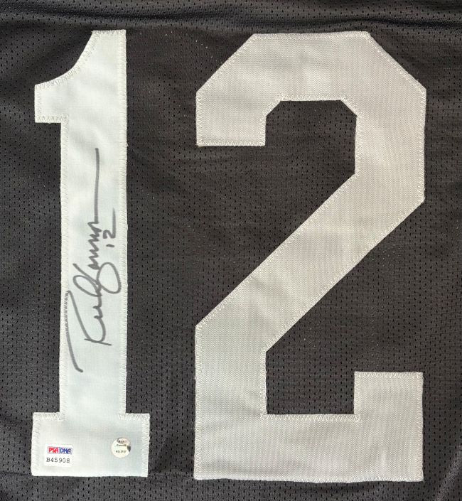 Rich Gannon Oakland Signed Black Football Jersey PSA/DNA Hologram - Image 2