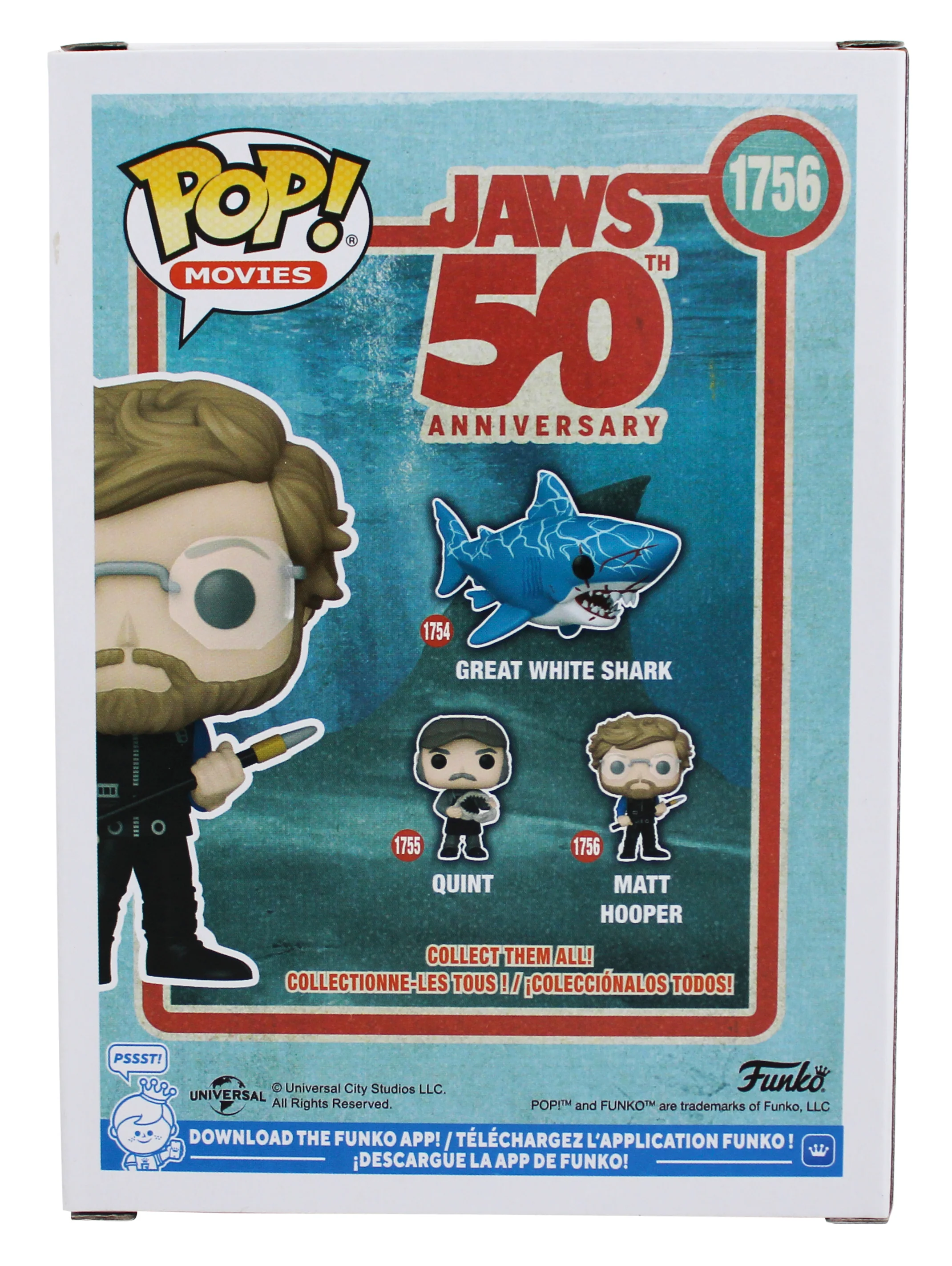 Richard Dreyfuss Jaws Signed Matt Hooper #1756 Funko Pop Figure JSA #CF95483 - Image 5