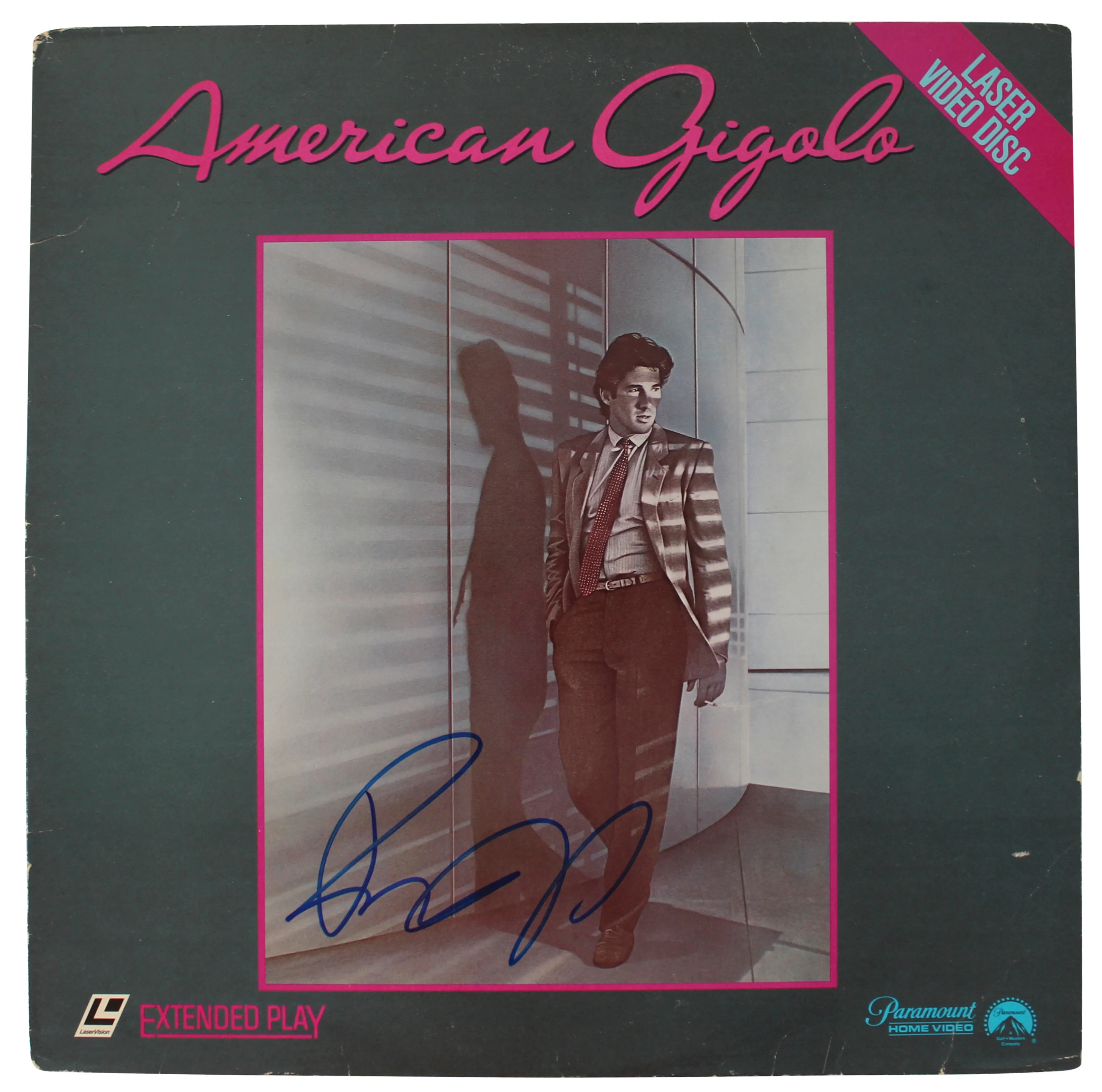 Richard Gere Signed American Gigolo Laserdisc Cover w/o Disk BAS #AA49892 - Image 2