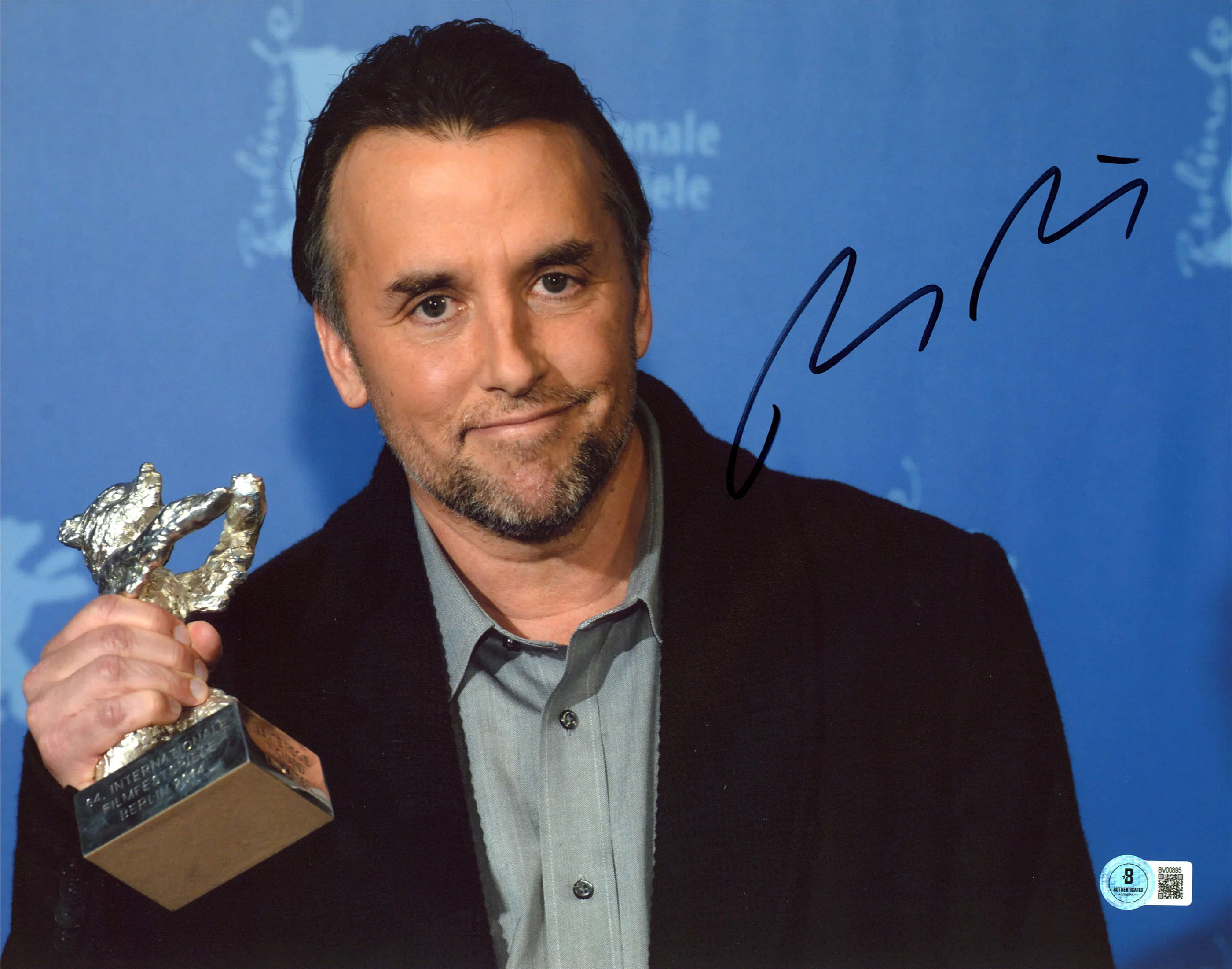Richard Linklater Boyhood Authentic Signed 11x14 Horizontal Photo BAS #BV00895
