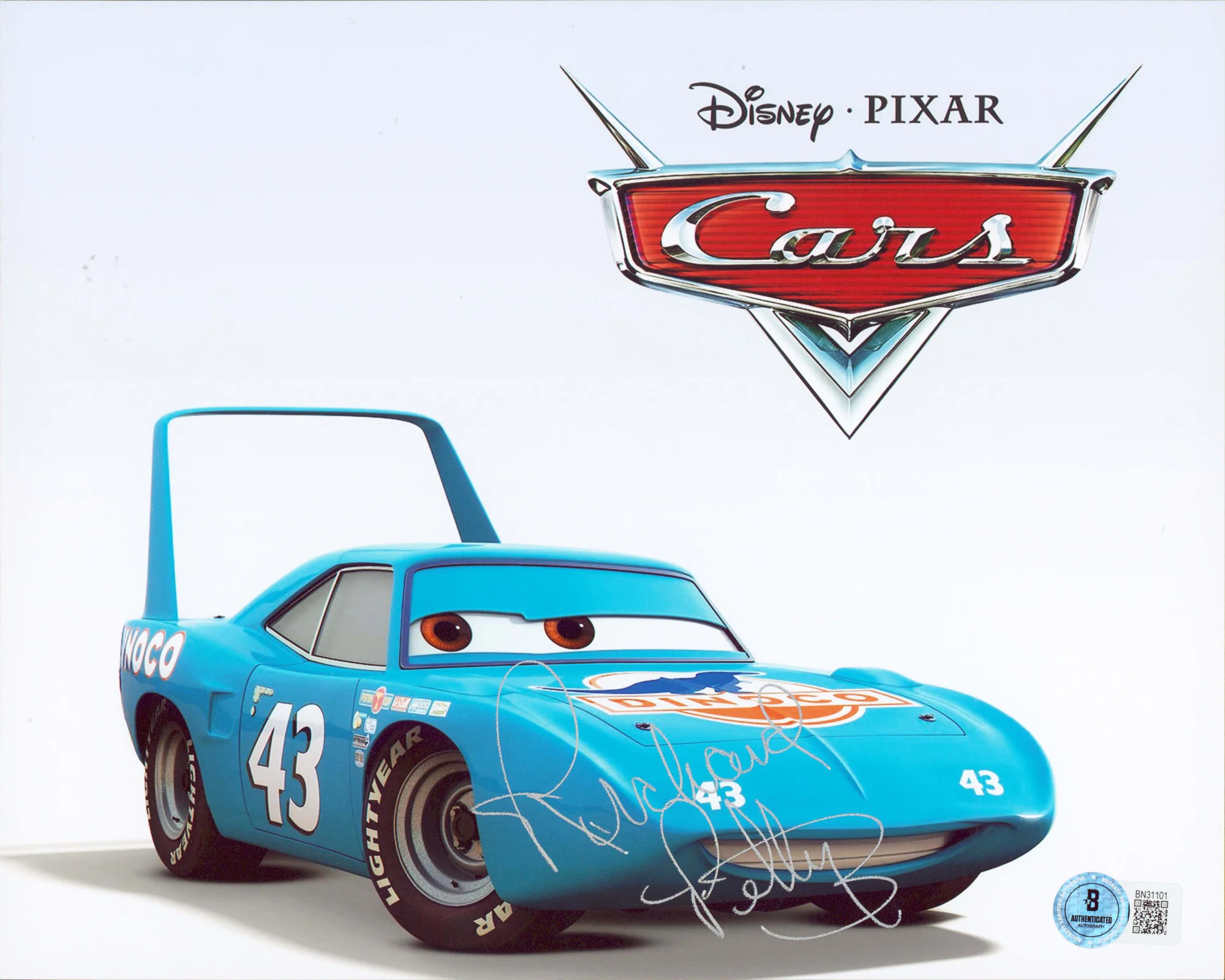 Richard Petty Cars Authentic Signed 8x10 Horizontal Photo Autographed BAS 6 - Image 2