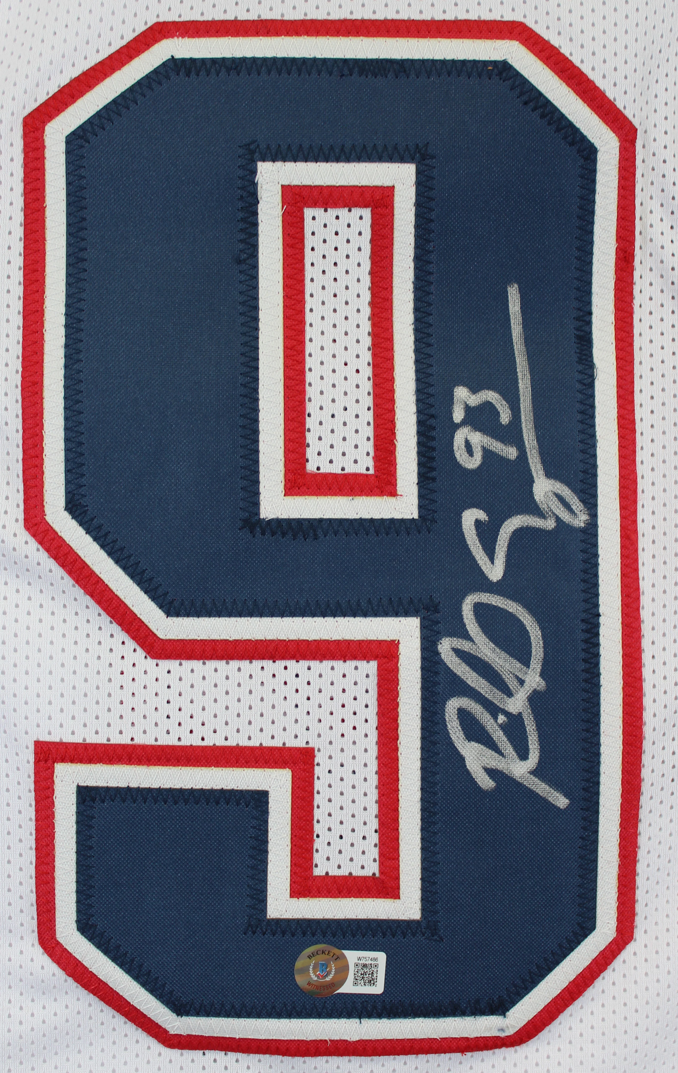 Richard Seymour Authentic Signed White Pro Style Jersey BAS Witnessed - Image 3