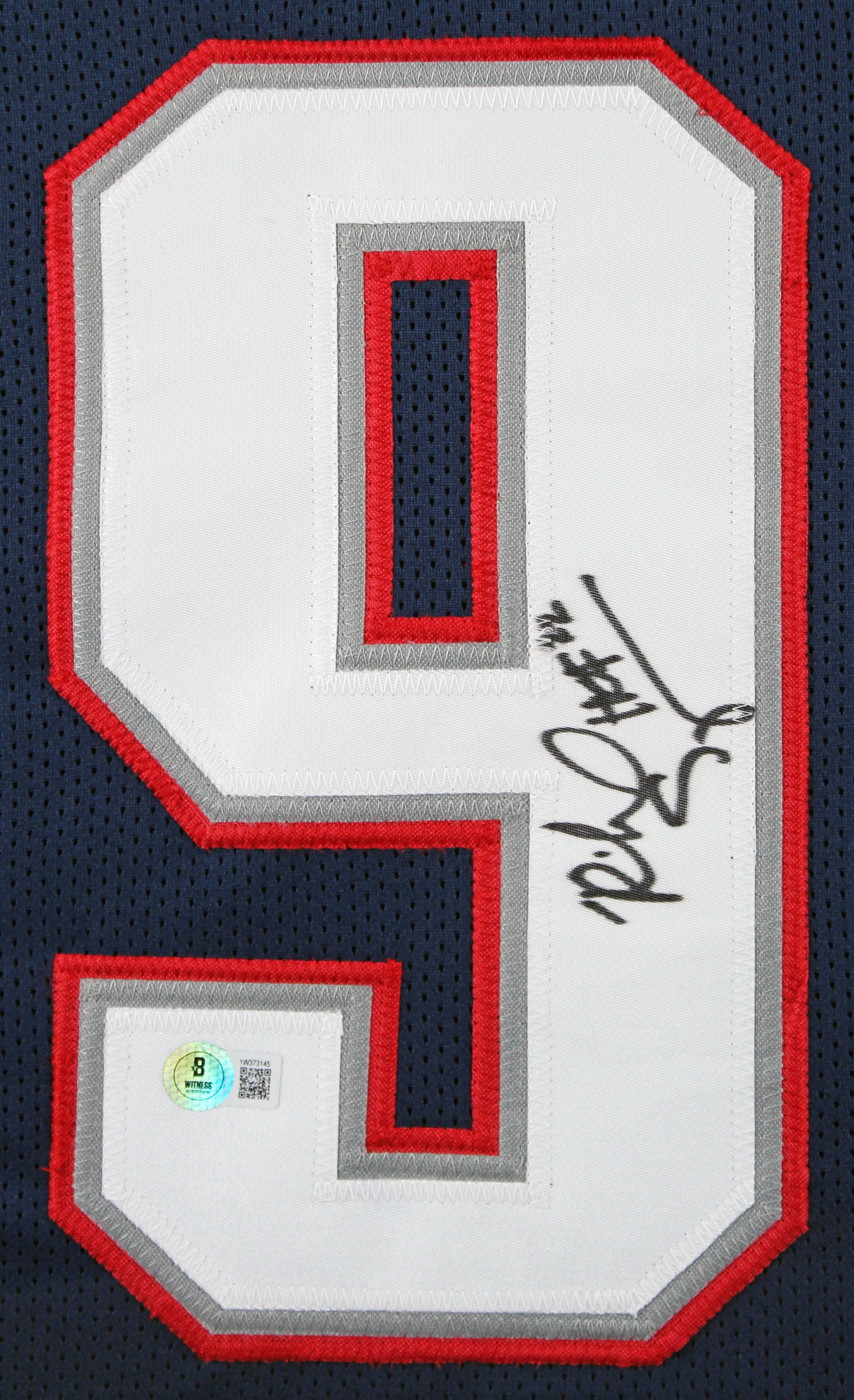 Richard Seymour "HOF 22" Authentic Signed Navy Pro Style Framed Jersey BAS Wit - Image 3