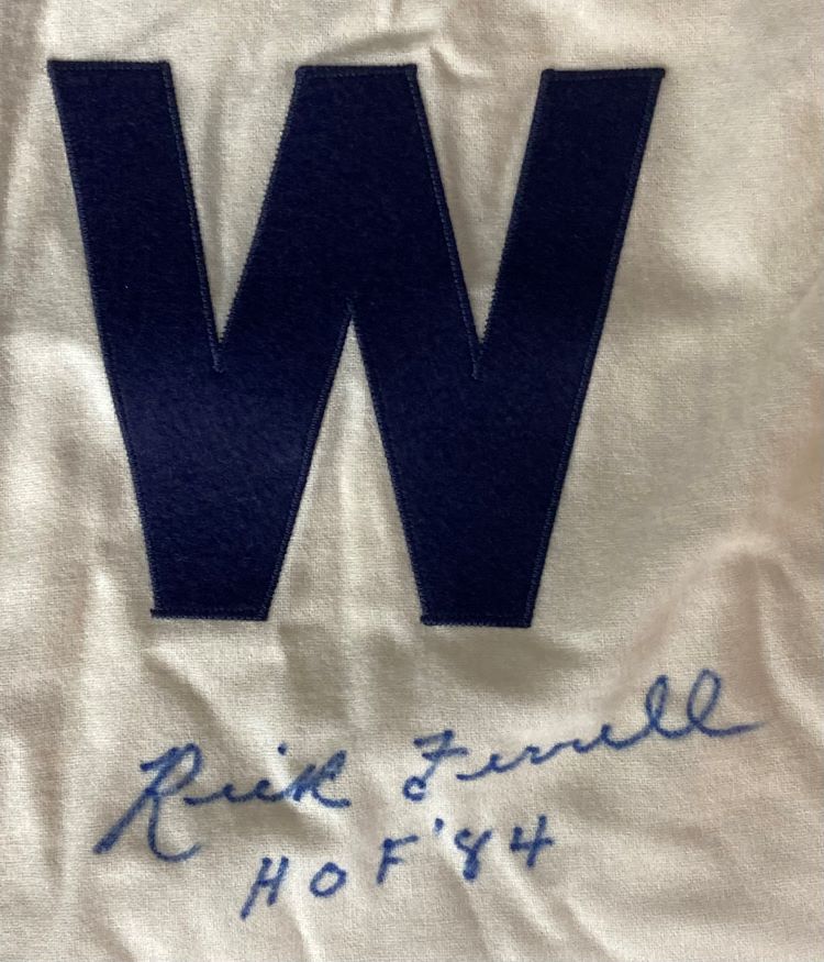 Rick Ferrell Signed Washington Senators Cooperstown Collection Jersey HOF 84 BAS - Image 2