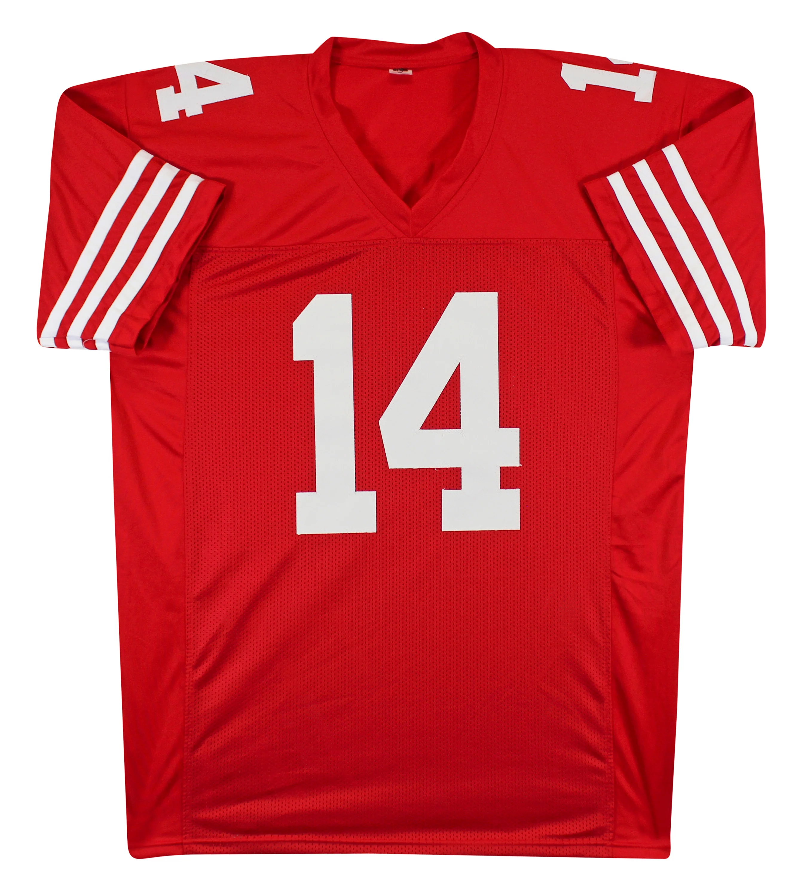 Ricky Pearsall Authentic Signed Red Pro Style Jersey Autographed BAS Witnessed - Image 4