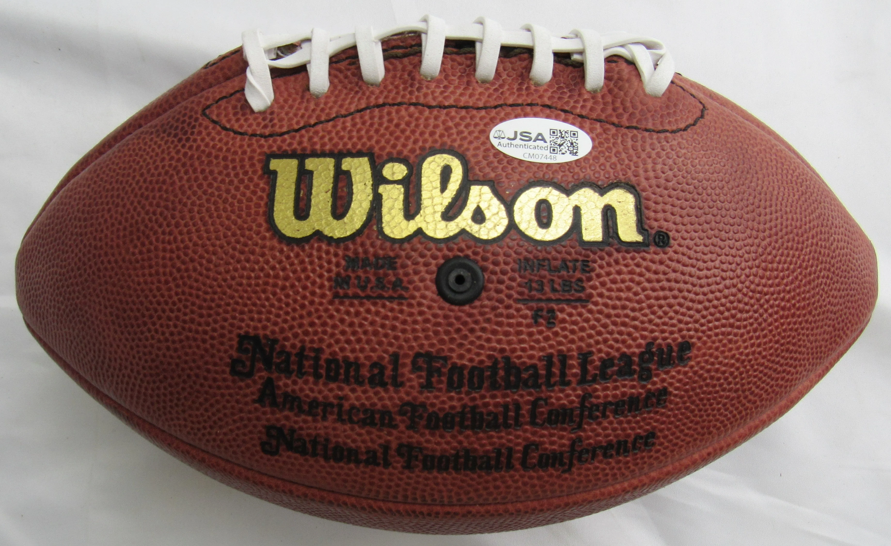 Gale Sayers Signed Auto Wilson Football JSA CM07448 - Image 3