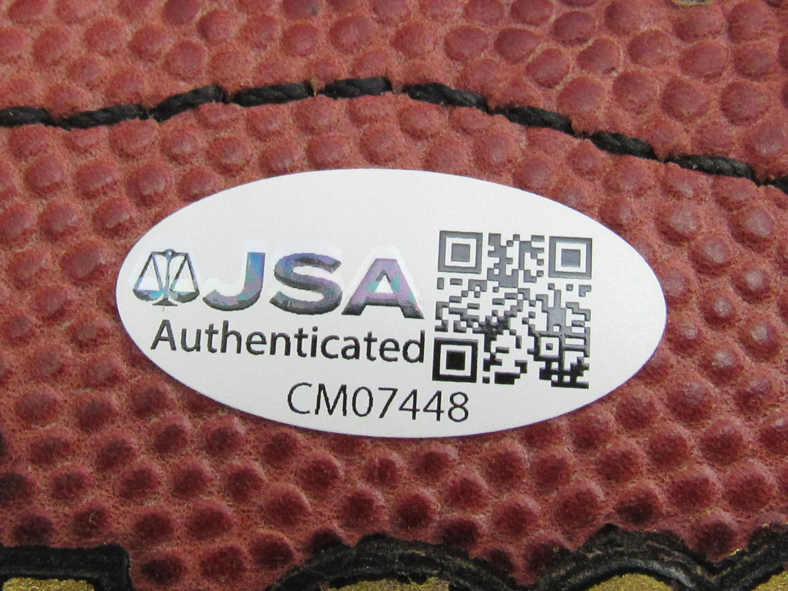 Gale Sayers Signed Auto Wilson Football JSA CM07448 - Image 5