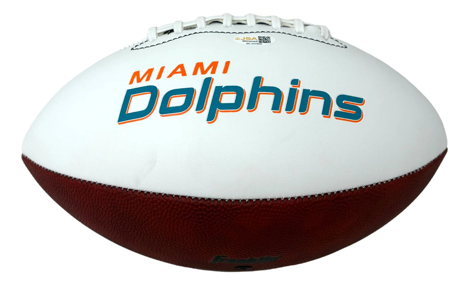 Ricky Williams Signed Miami Dolphins Logo Football Smoke Weed Everyday JSA QR - Image 2