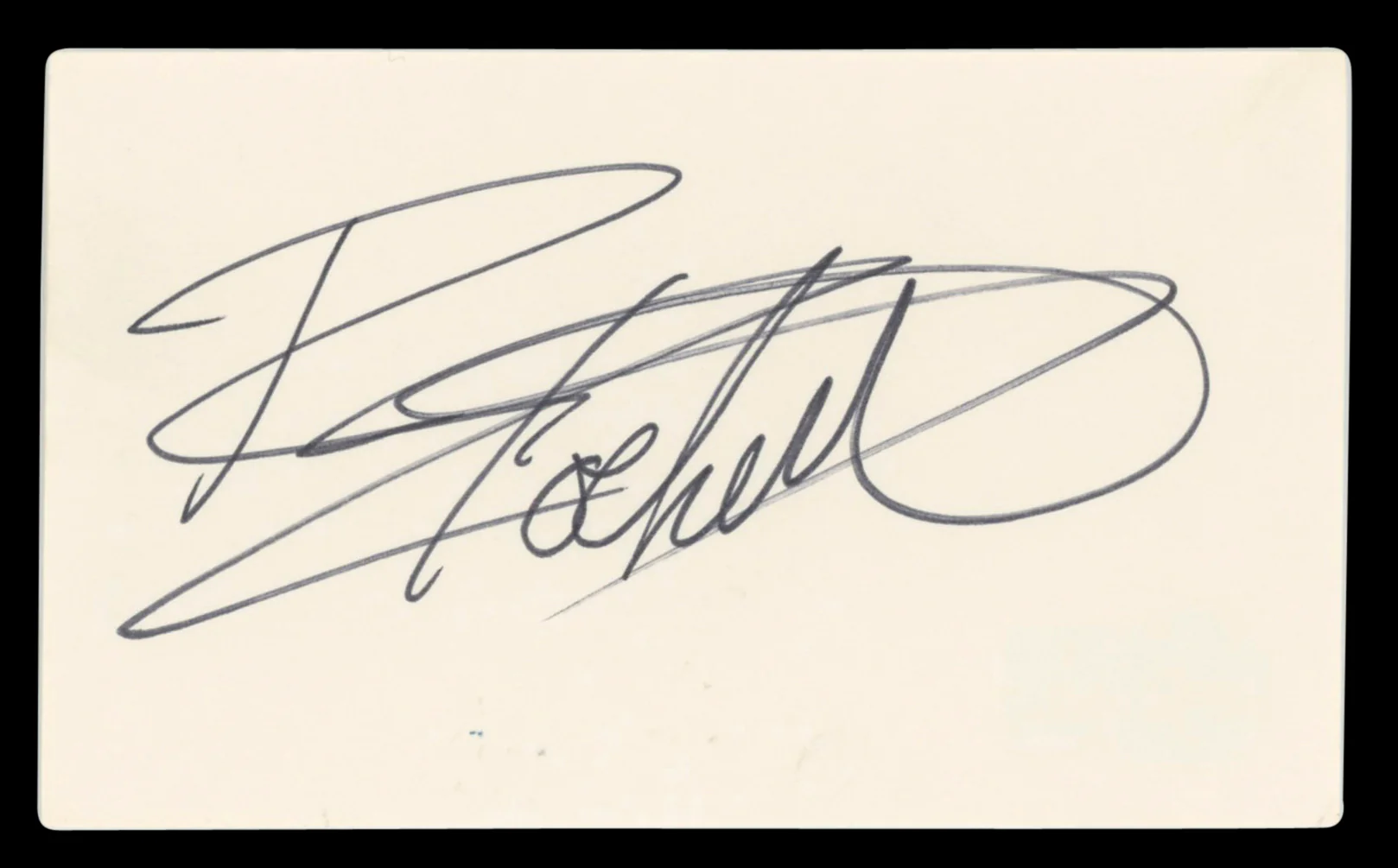 Rikki Rockett Poison Authentic Signed 3x5 Index Card Autographed BAS #BV00109 - Image 2