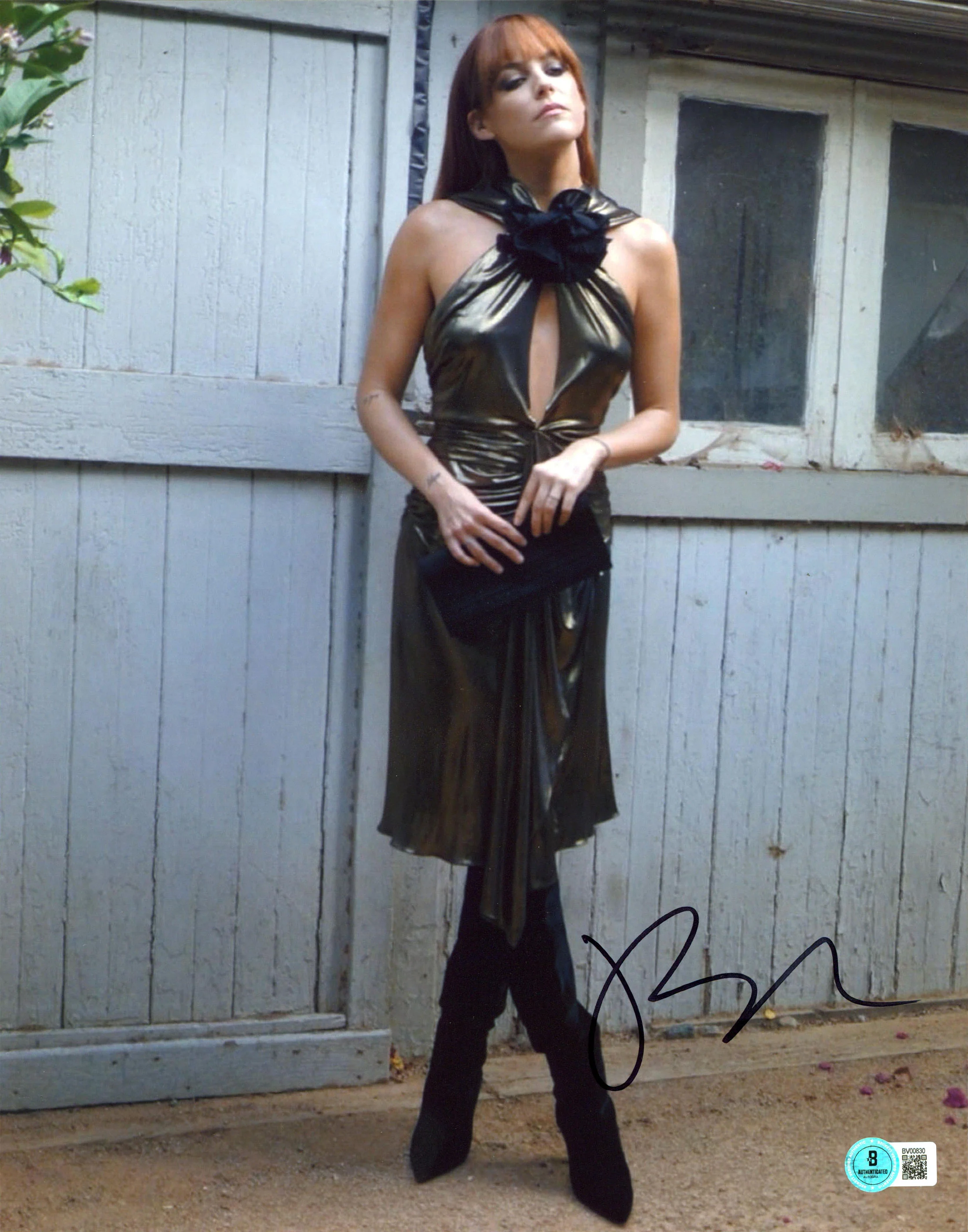 Riley Keough Jay Kelly Authentic Signed 11x14 Vertical Photo BAS #BV00830