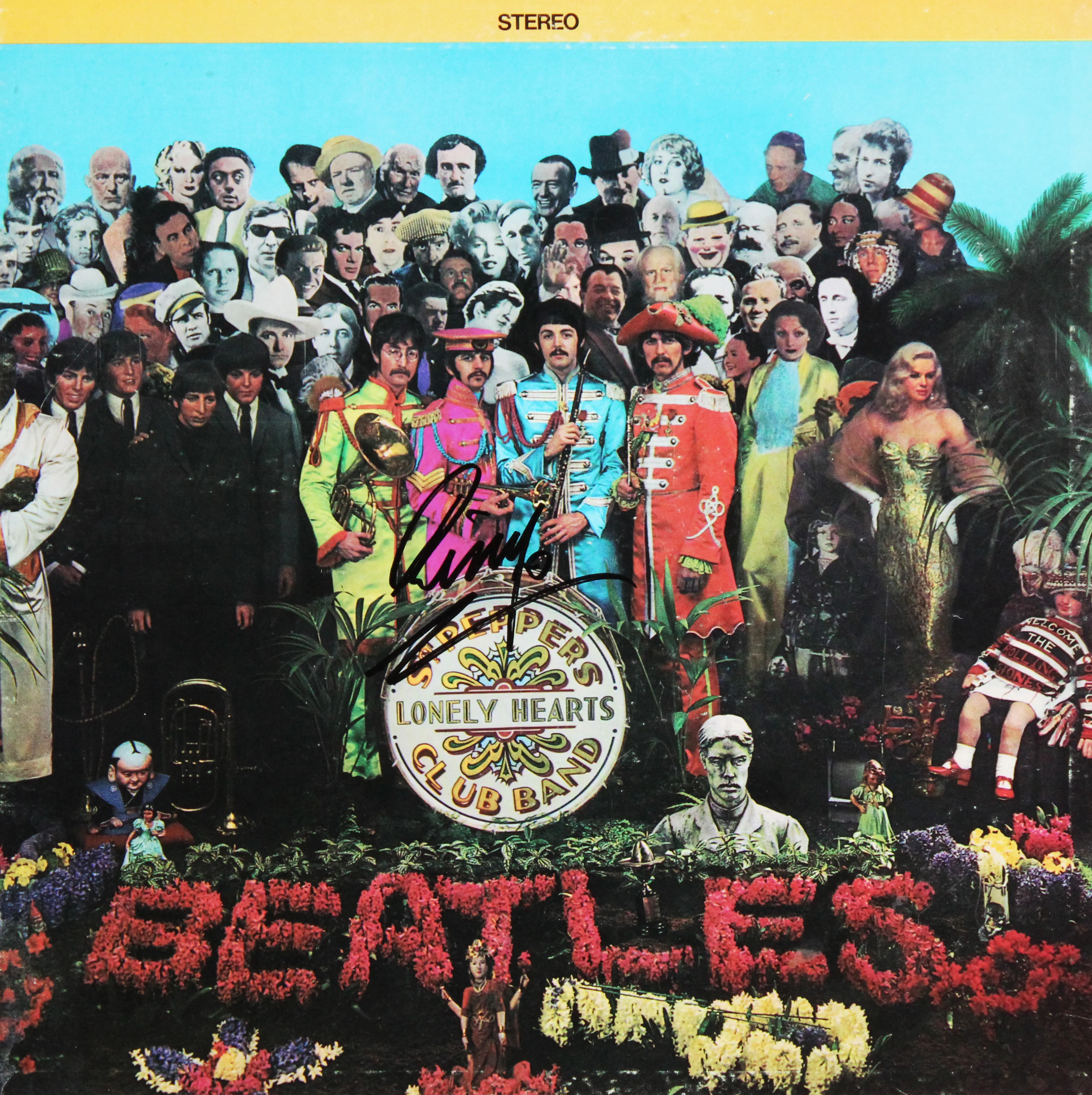 Ringo Starr The Beatles Signed & Framed Sgt. Pepper's Album Cover JSA #ZZ36206 - Image 3
