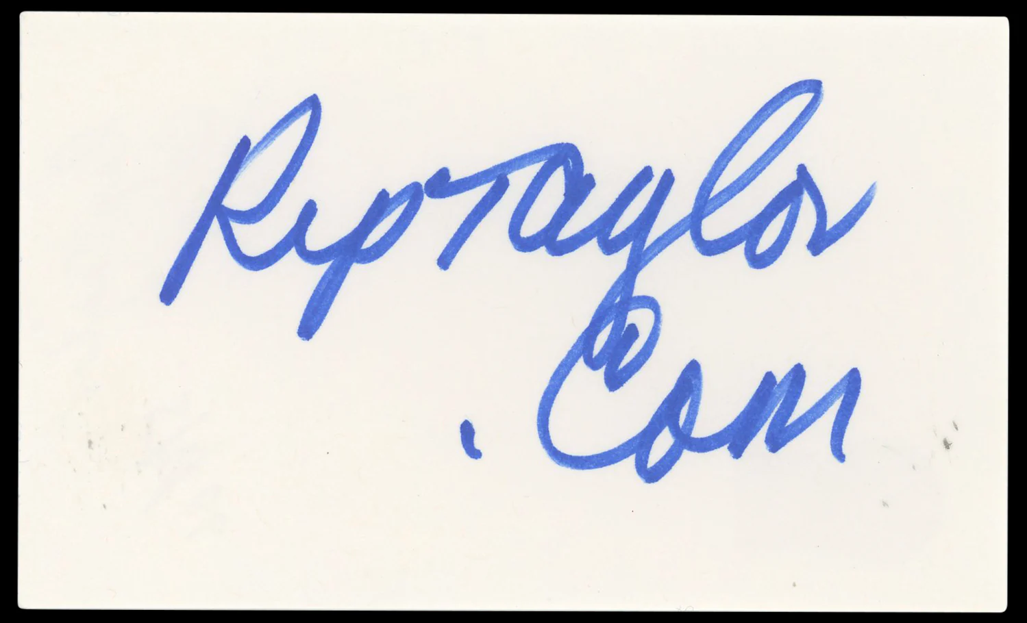 Rip Taylor Authentic Signed 3x5 Index Card Autographed BAS #BN33301 - Image 2