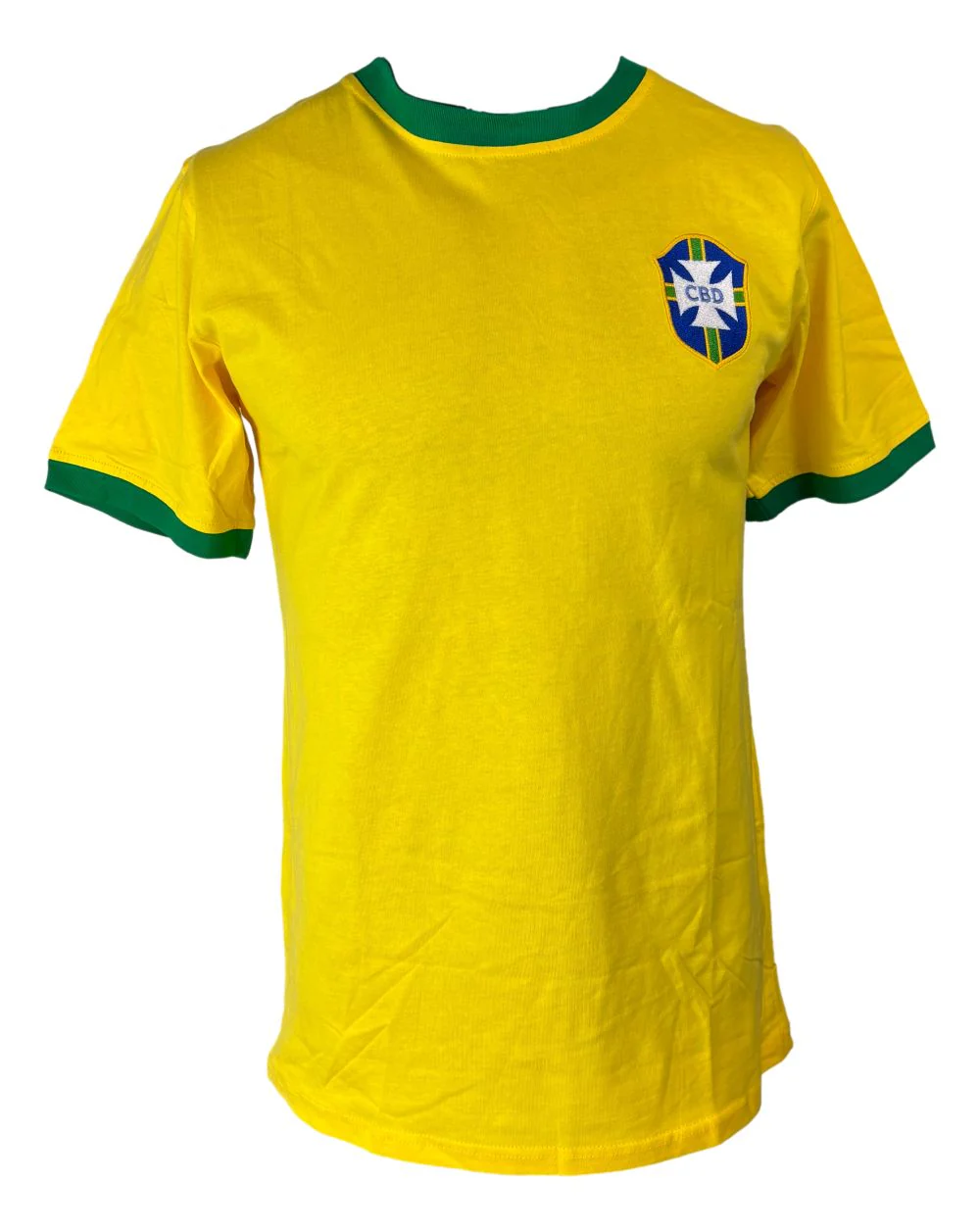 Rivaldo Brazil Signed Yellow Soccer Jersey BAS - Image 3