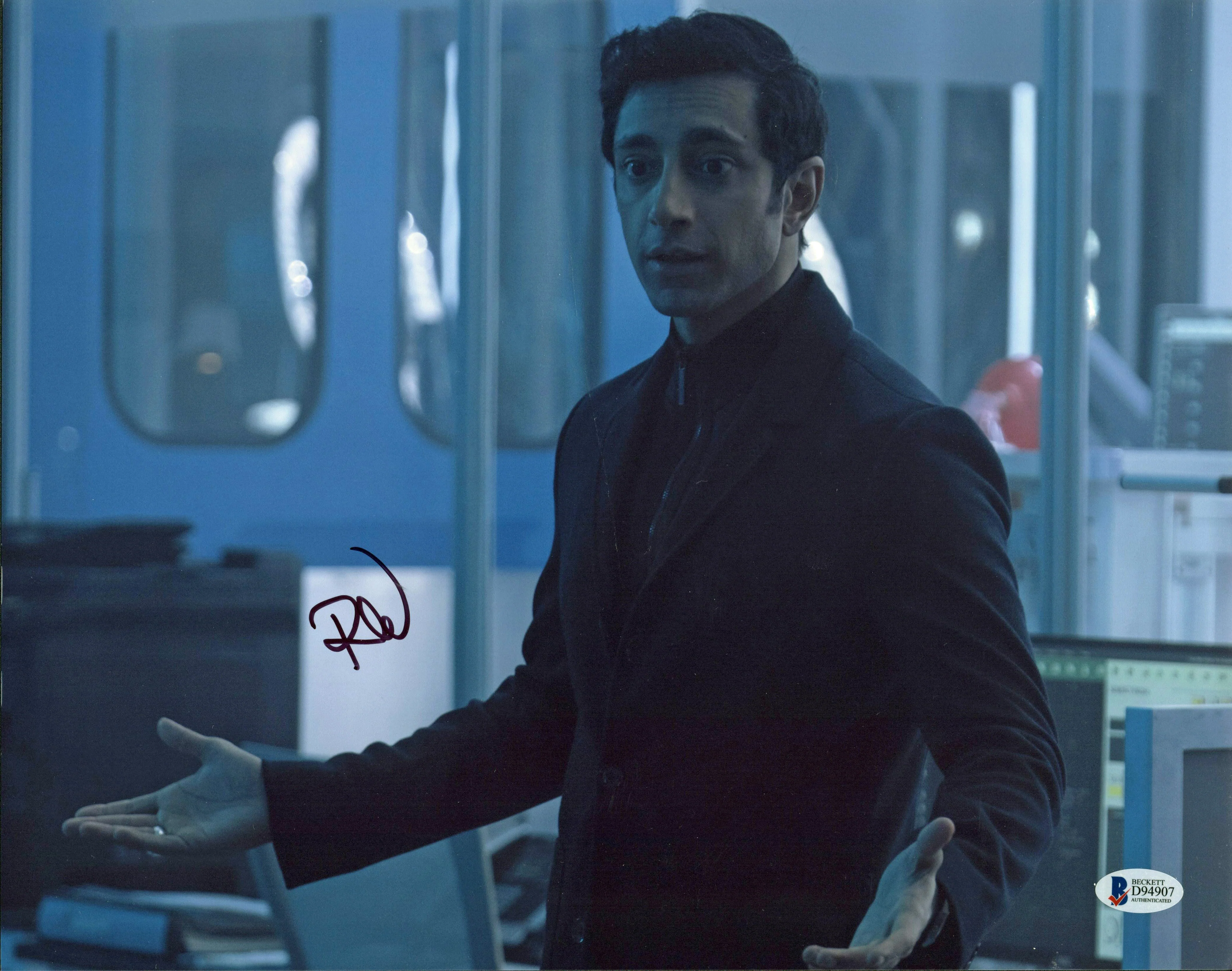 Riz Ahmed Venom Authentic Signed 11x14 Photo Autographed BAS #D94907