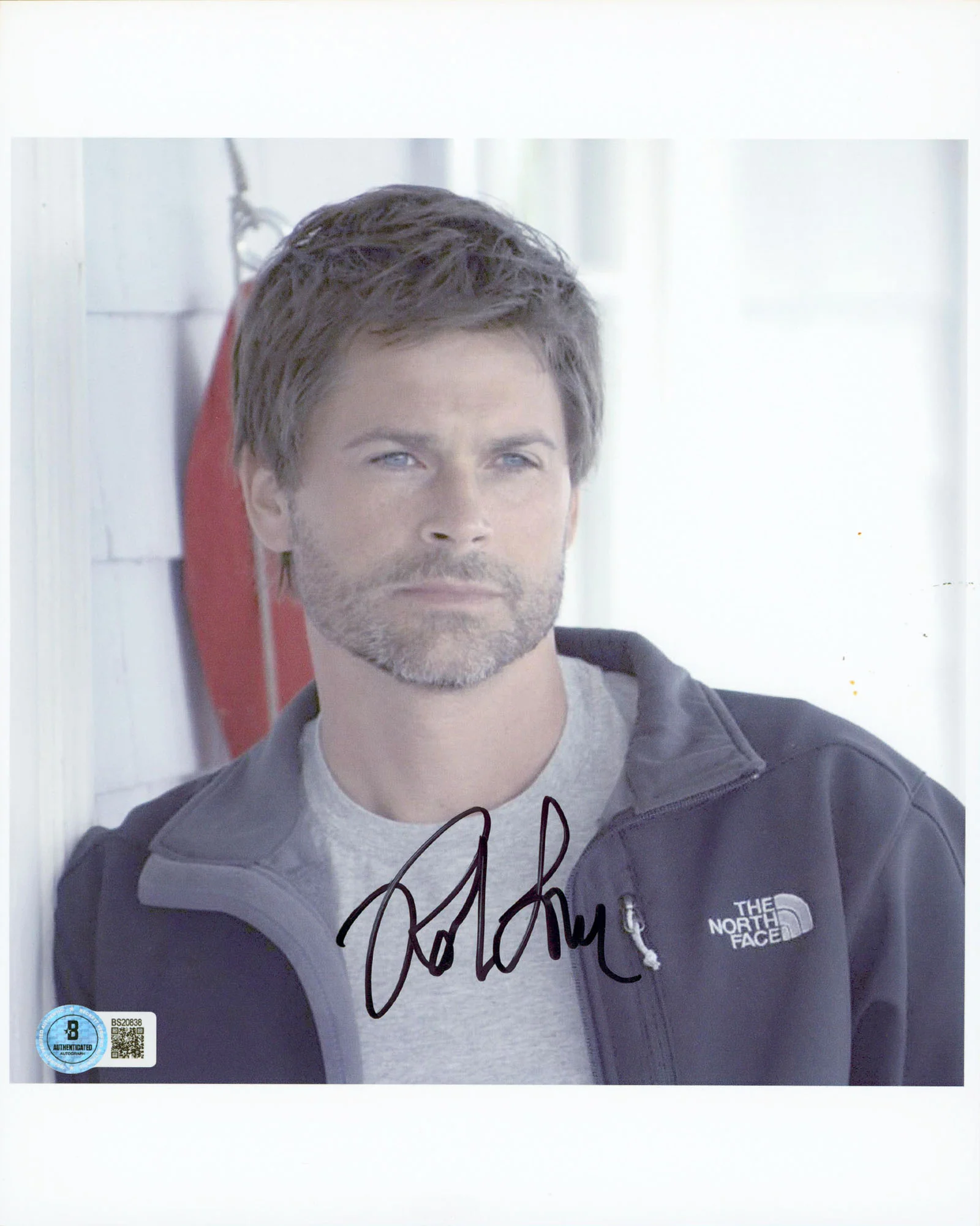 Rob Lowe Masquerade Authentic Signed 8.5x11 Vertical Photo BAS #BS20838 - Image 2