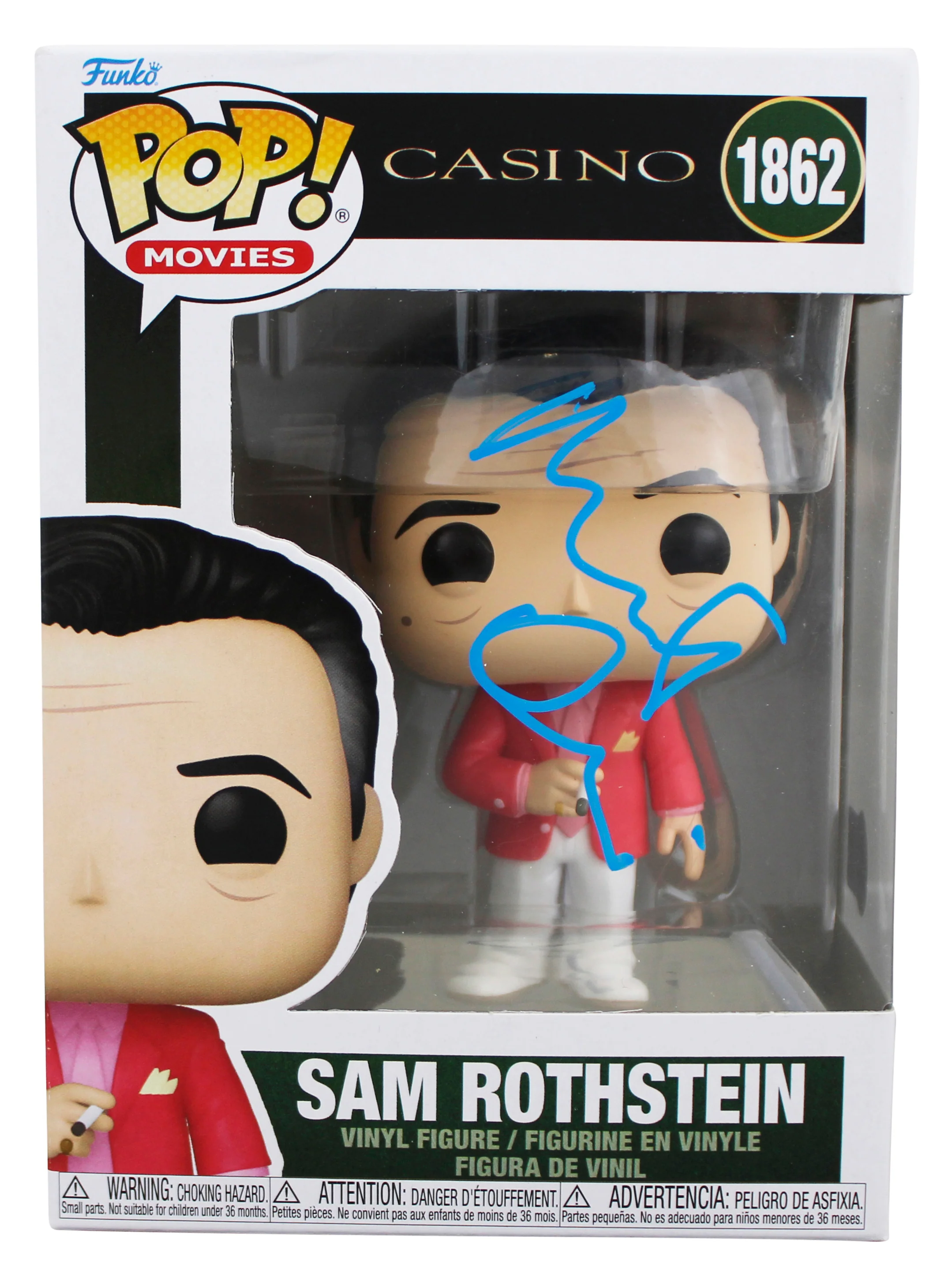 Robert De Niro Casino Signed Sam Rothstein #1862 Funko Pop Vinyl Figure BAS
