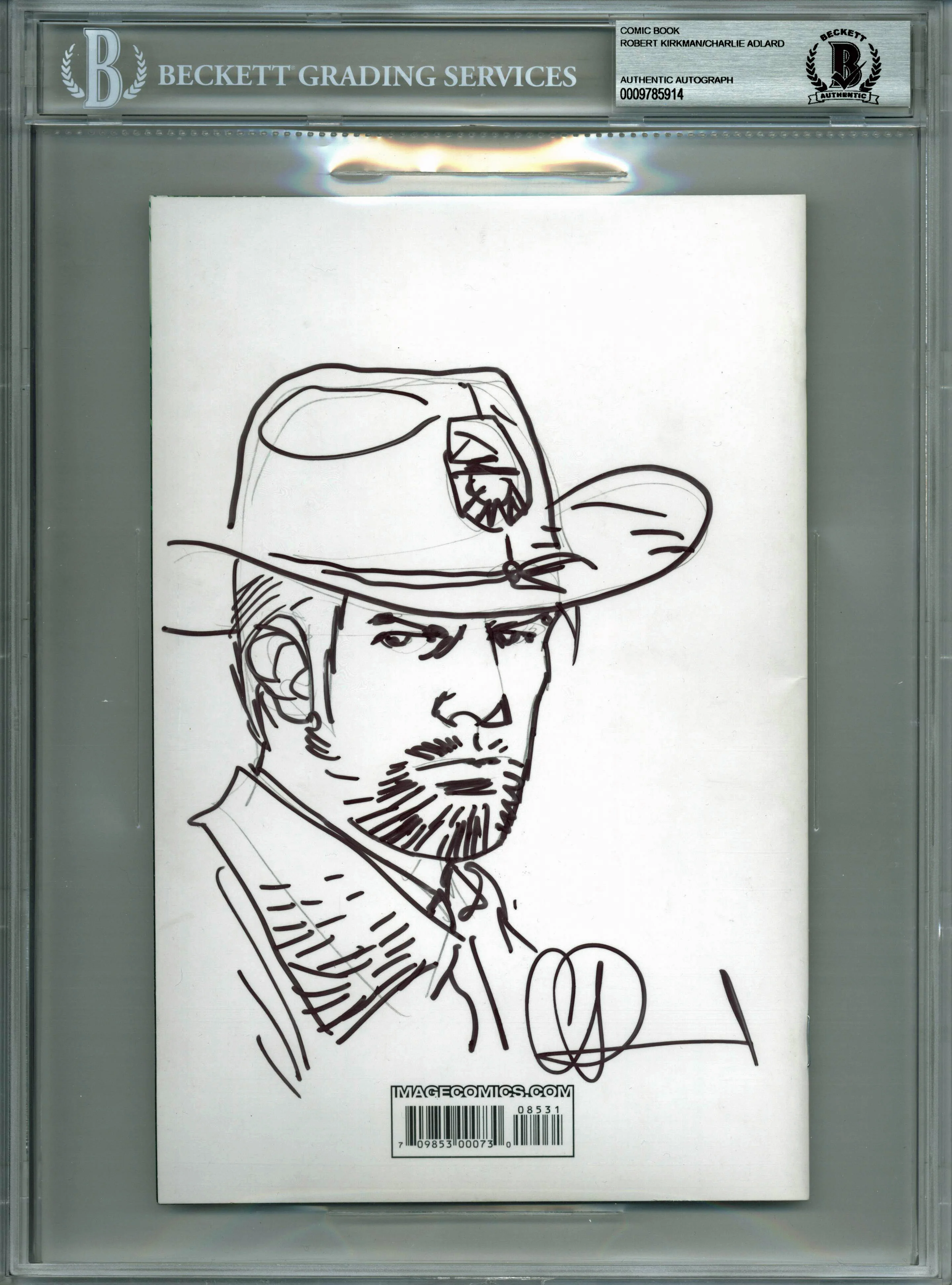 Robert Kirkman & Charlie Adlard(2) Signed The Walking Dead #85 Variant Comic BAS - Image 3