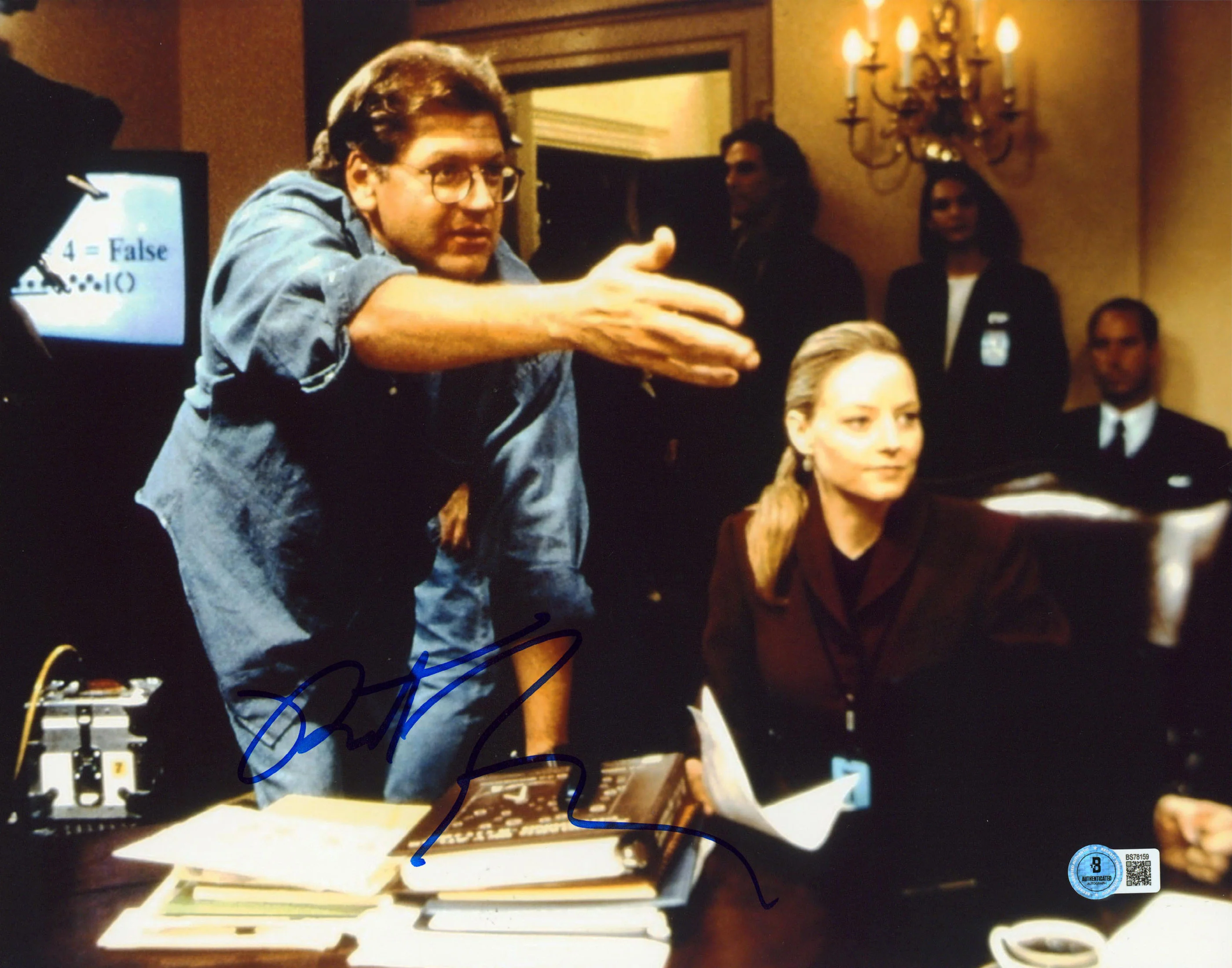 Robert Zemeckis Contact Authentic Signed 11x14 Horizontal Photo BAS #BS78159 - Image 2