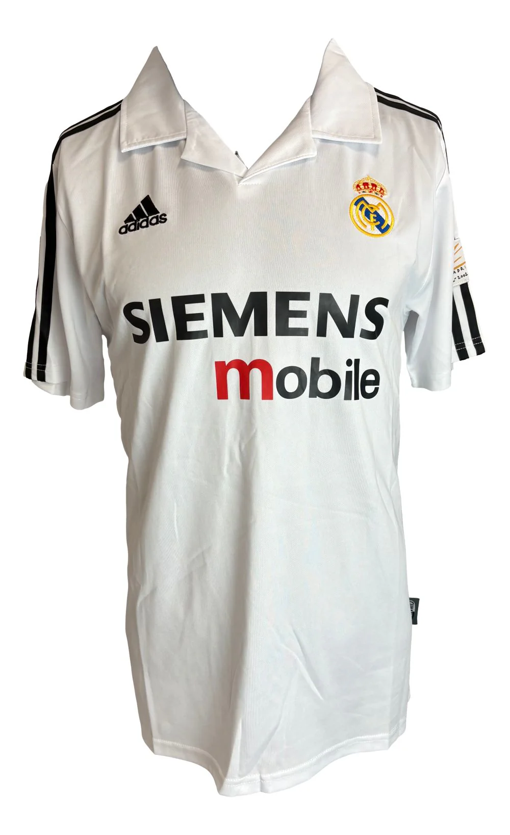 Roberto Carlos Signed Real Madrid Adidas Soccer Jersey BAS - Image 3