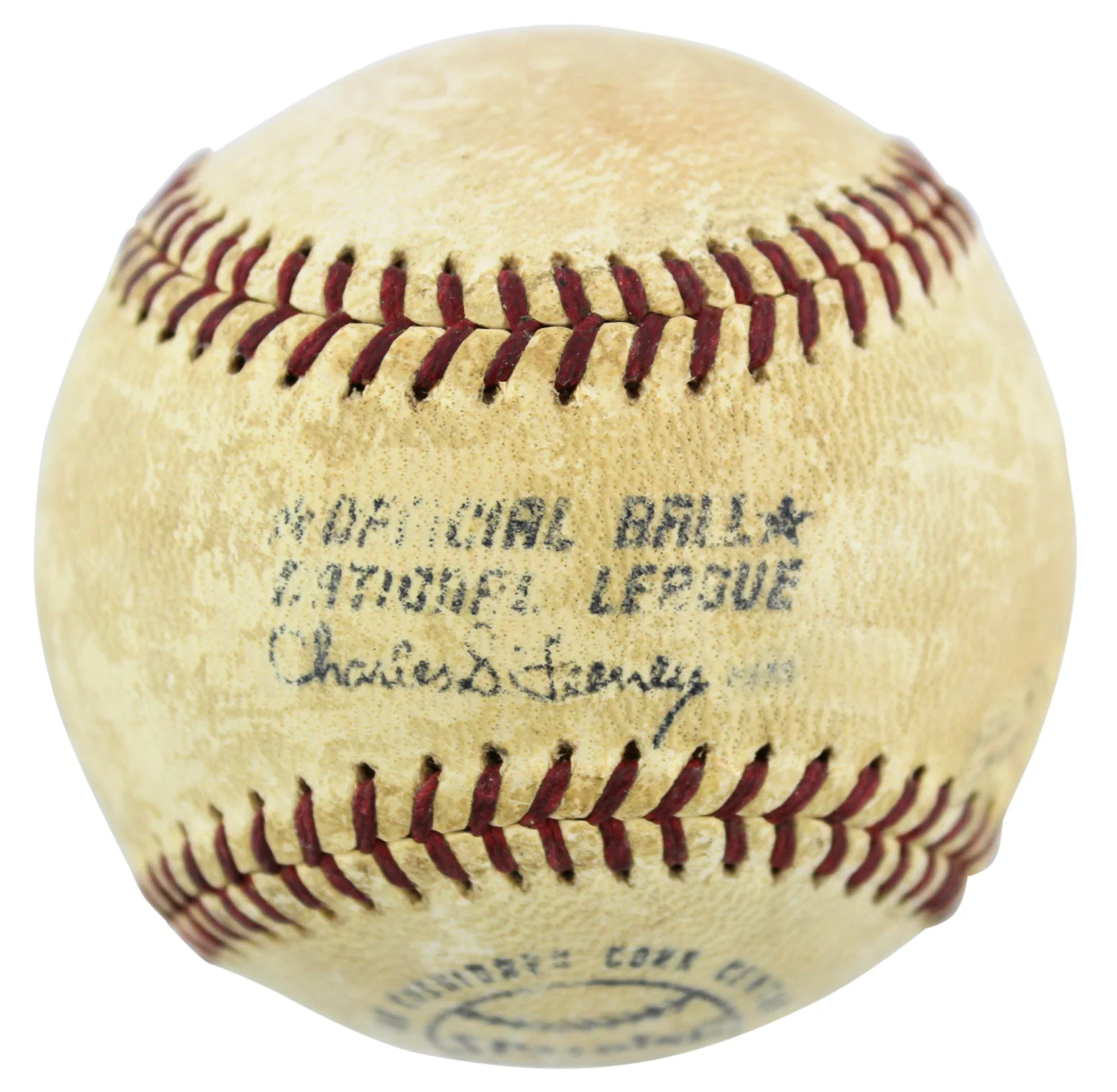 Roberto Clemente "Como Siempre" Single Signed ONL Feeney Baseball JSA #B59230 - Image 8