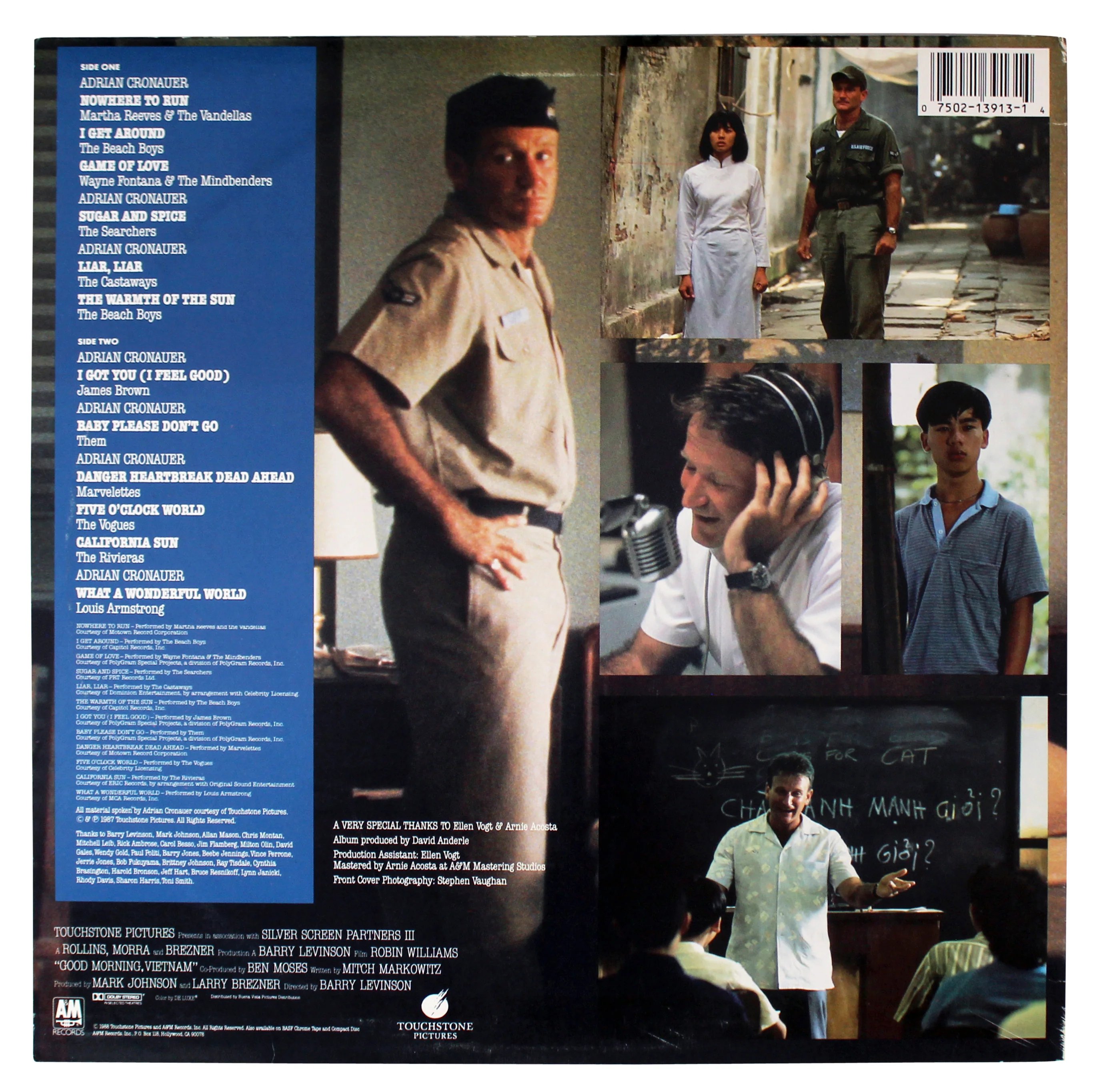 Robin Williams Good Morning Vietnam Signed Soundtrack Album Cover W/ Vinyl PSA - Image 5