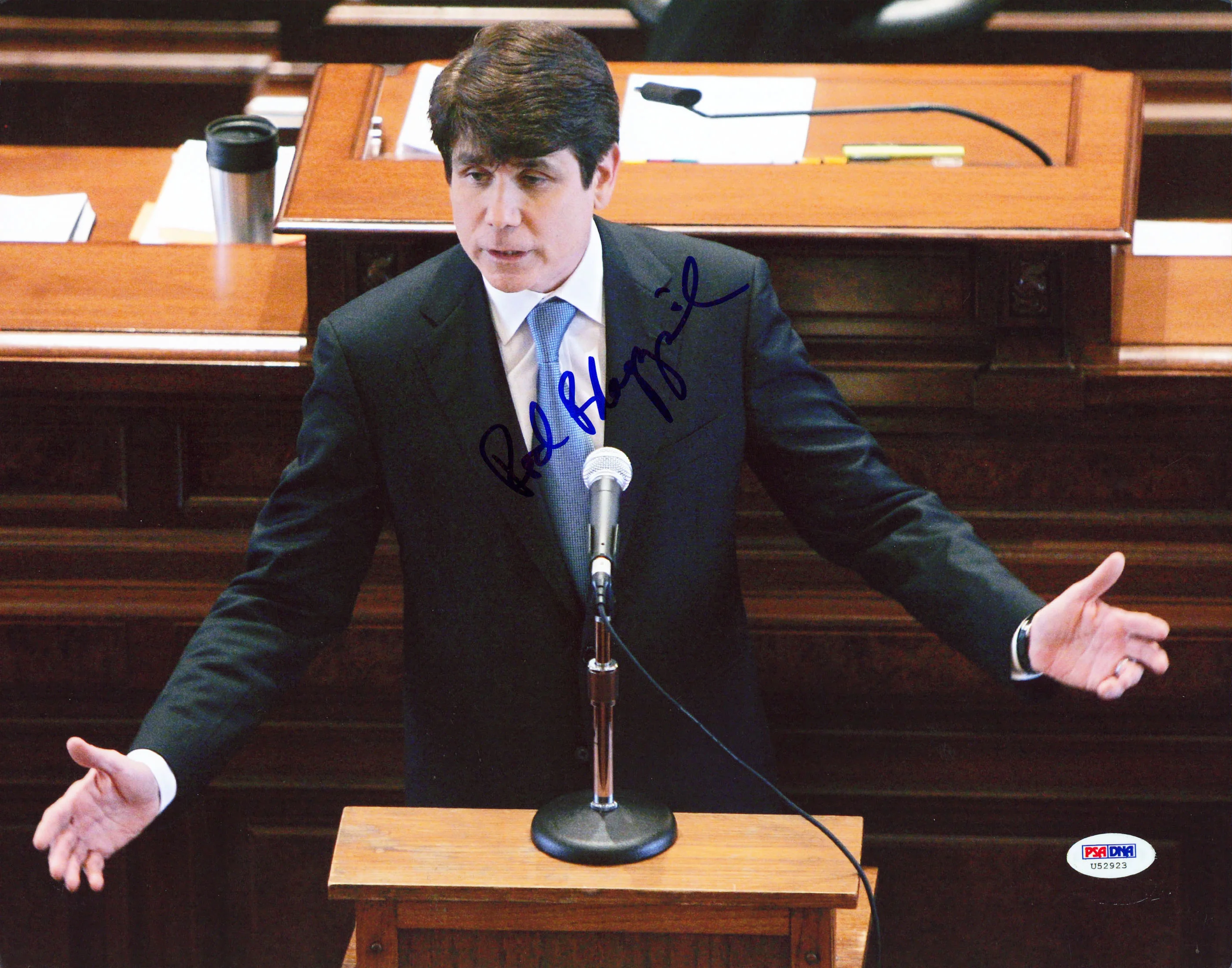 Rod Blagojevich Authentic Signed 11x14 Horizontal Photo PSA/DNA #U52923 - Image 2