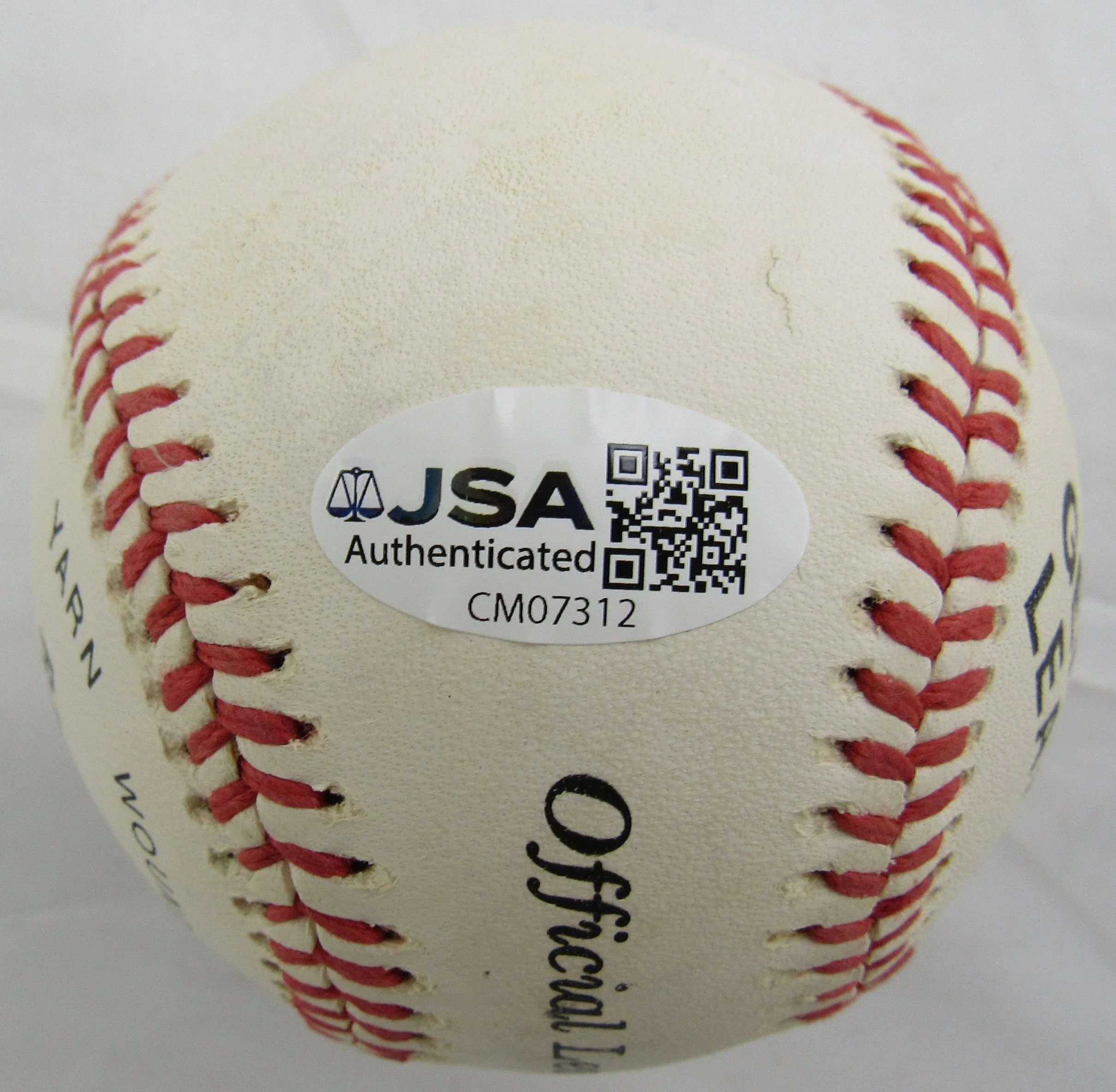 Roger Clemens Signed Auto Rawlings Baseball JSA CM07312 - Image 5