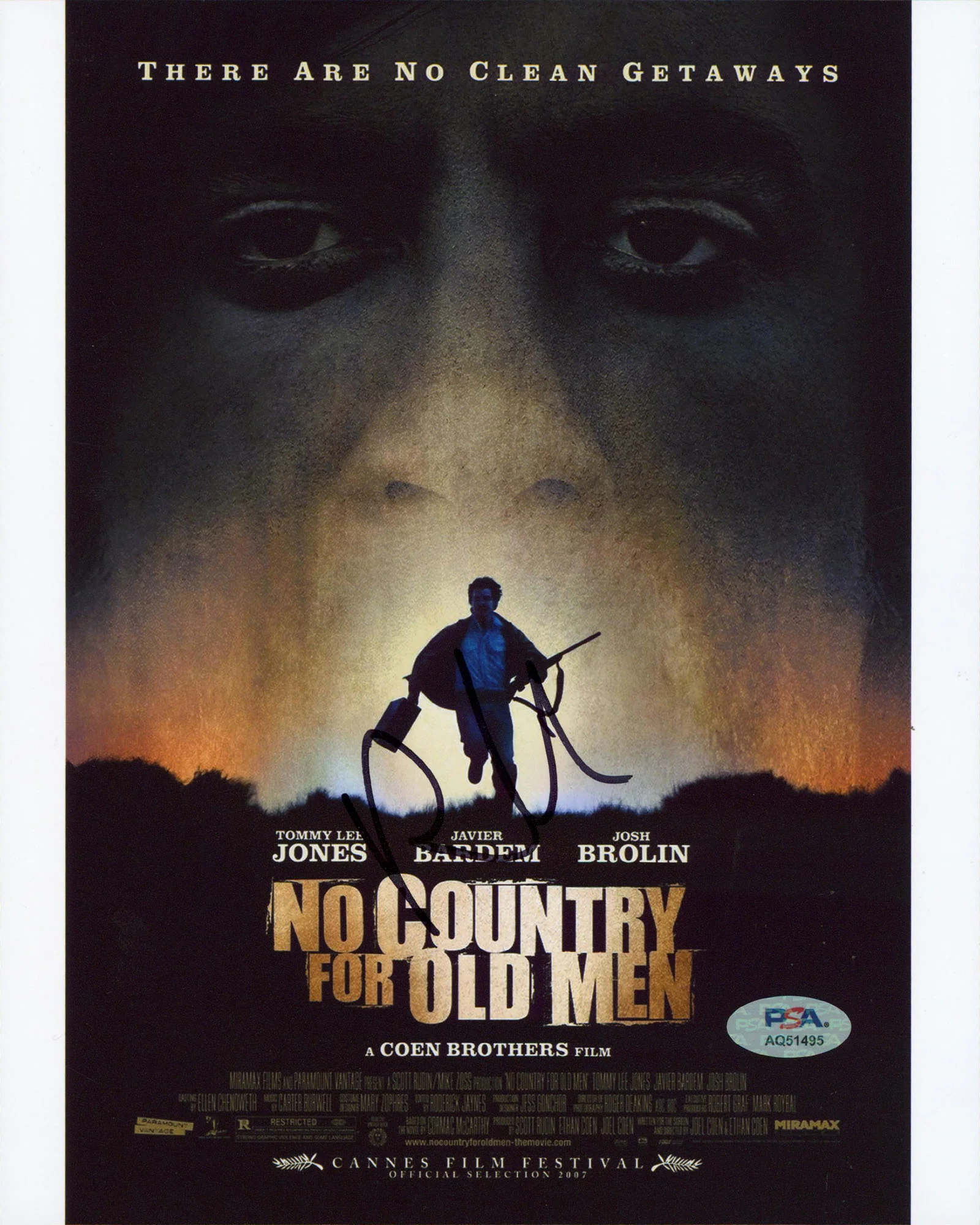 Roger Deakins No Country For Old Men Authentic Signed 8x10 Photo PSA/DNA AQ51495 - Image 2
