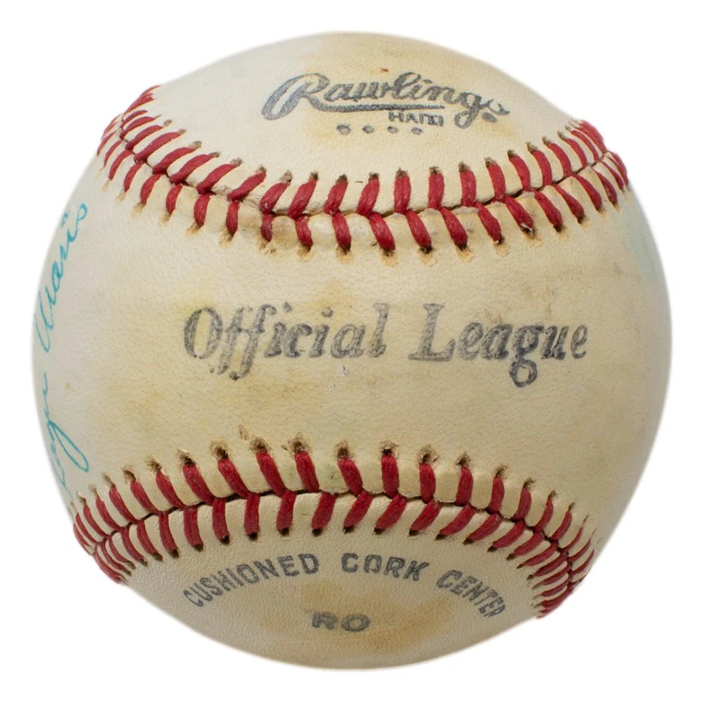 Roger Maris Single Signed Yankees Official League Baseball PSA LOA Auto 9 - Image 3