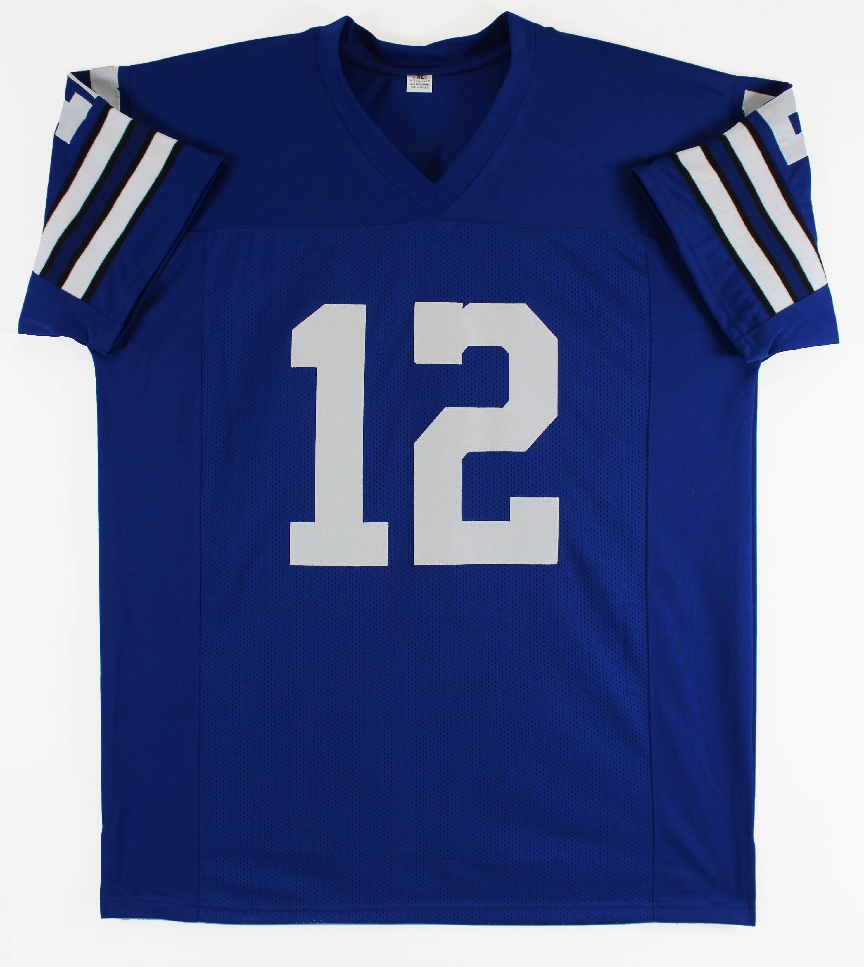 Roger Staubach Authentic Signed Blue Throwback Pro Style Jersey BAS Witnessed - Image 4