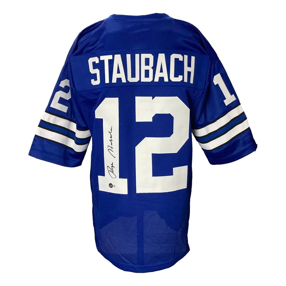 Roger Staubach Signed Dallas Cowboys FS Eclipse Replica Speed Helmet HOF 85 BAS - Image 4