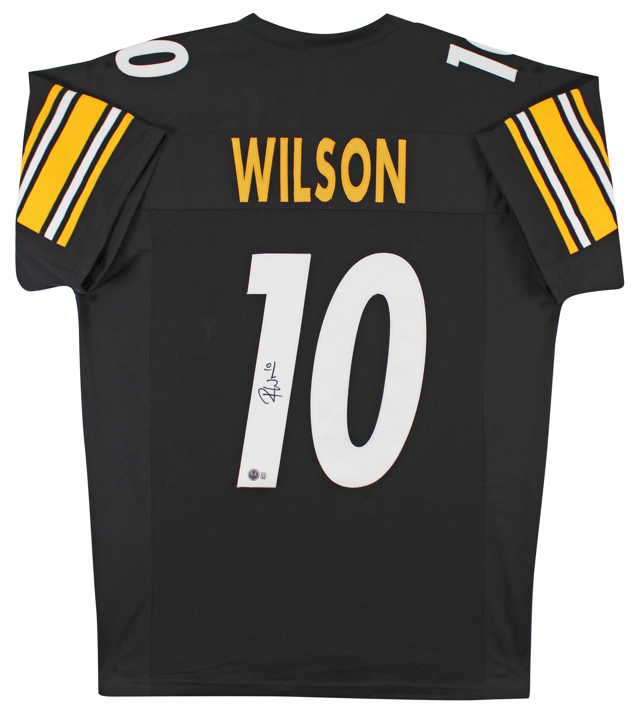 Roman Wilson Authentic Signed Black Pro Style Jersey Autographed BAS Witnessed - Image 2