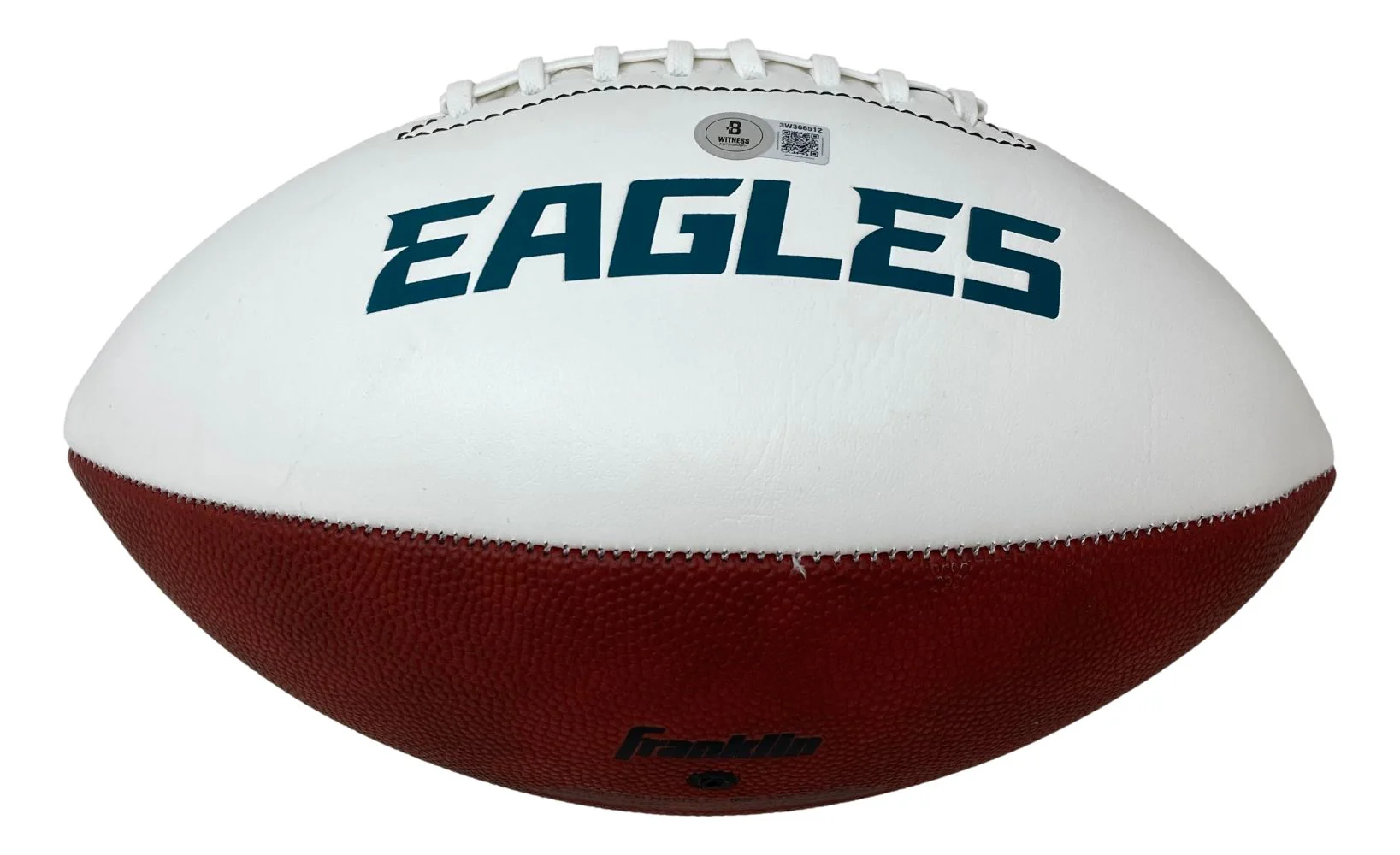 Ron Jaworski Signed Philadelphia Eagles Logo Football Polish Rifle BAS - Image 2