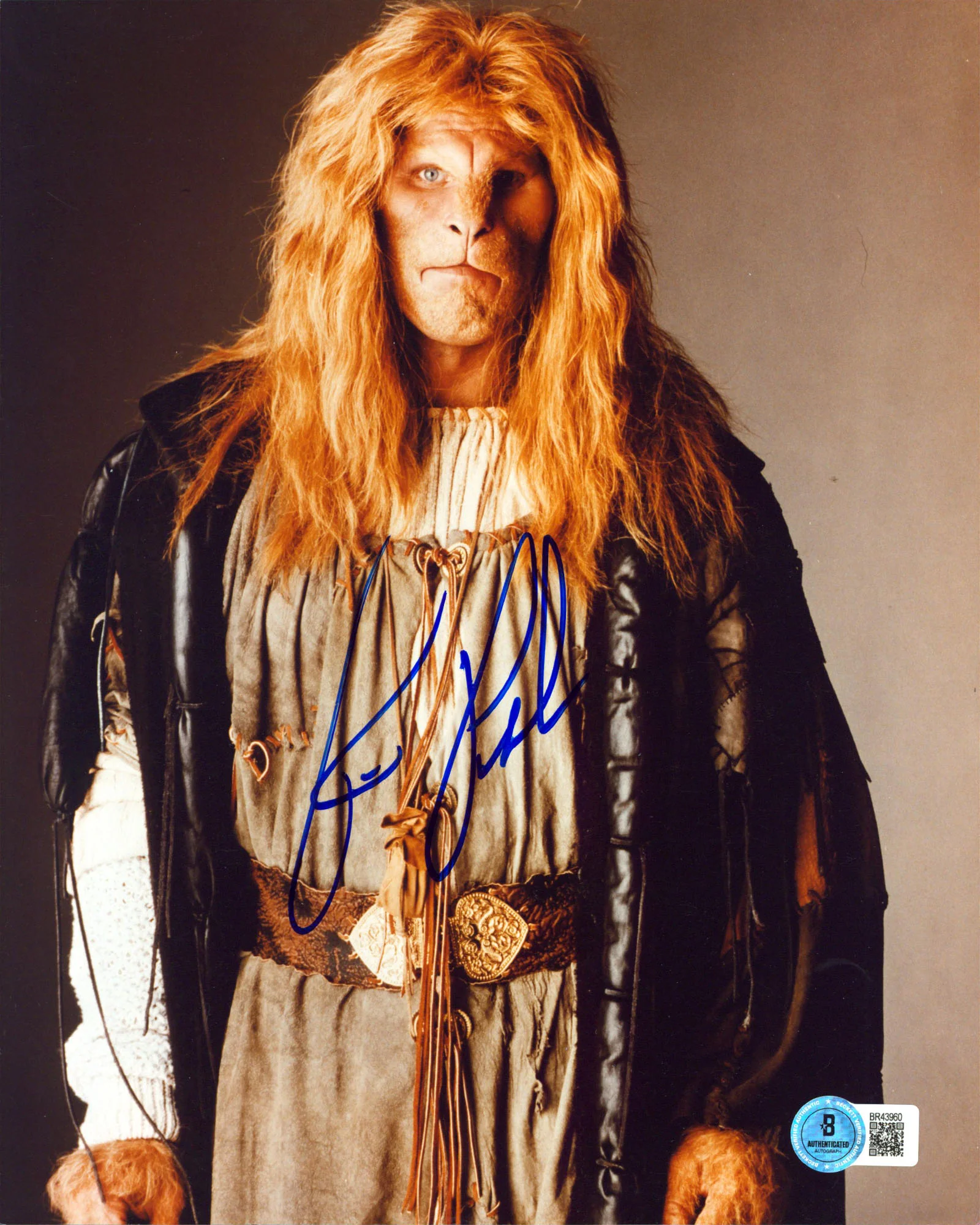Ron Perlman Beauty and the Beast Authentic Signed 8x10 Photo BAS #BR43960 - Image 2