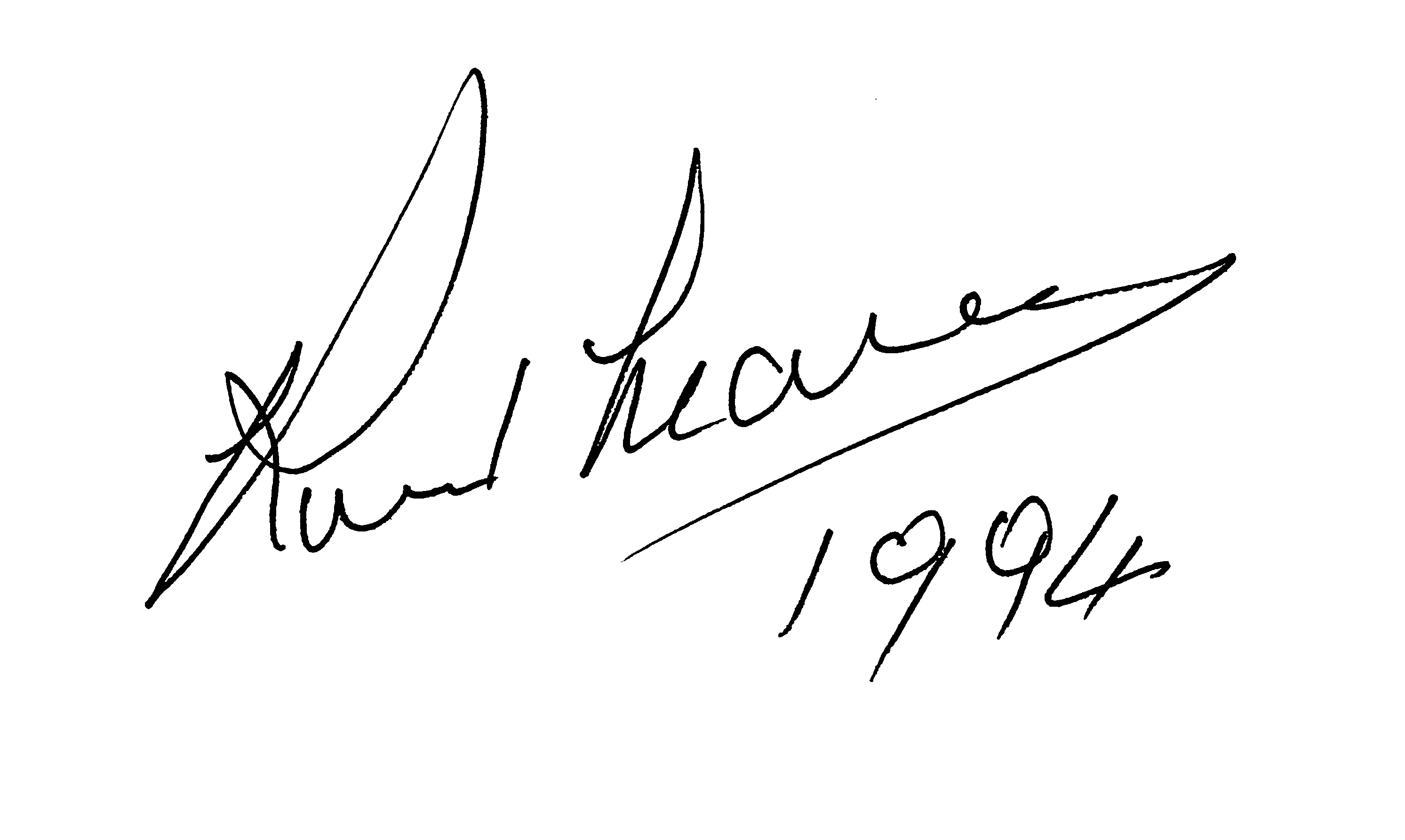 Ronald Neame The Poseidon Adventure "1994" Signed 3x5 Index Card BAS #BL96237 - Image 2