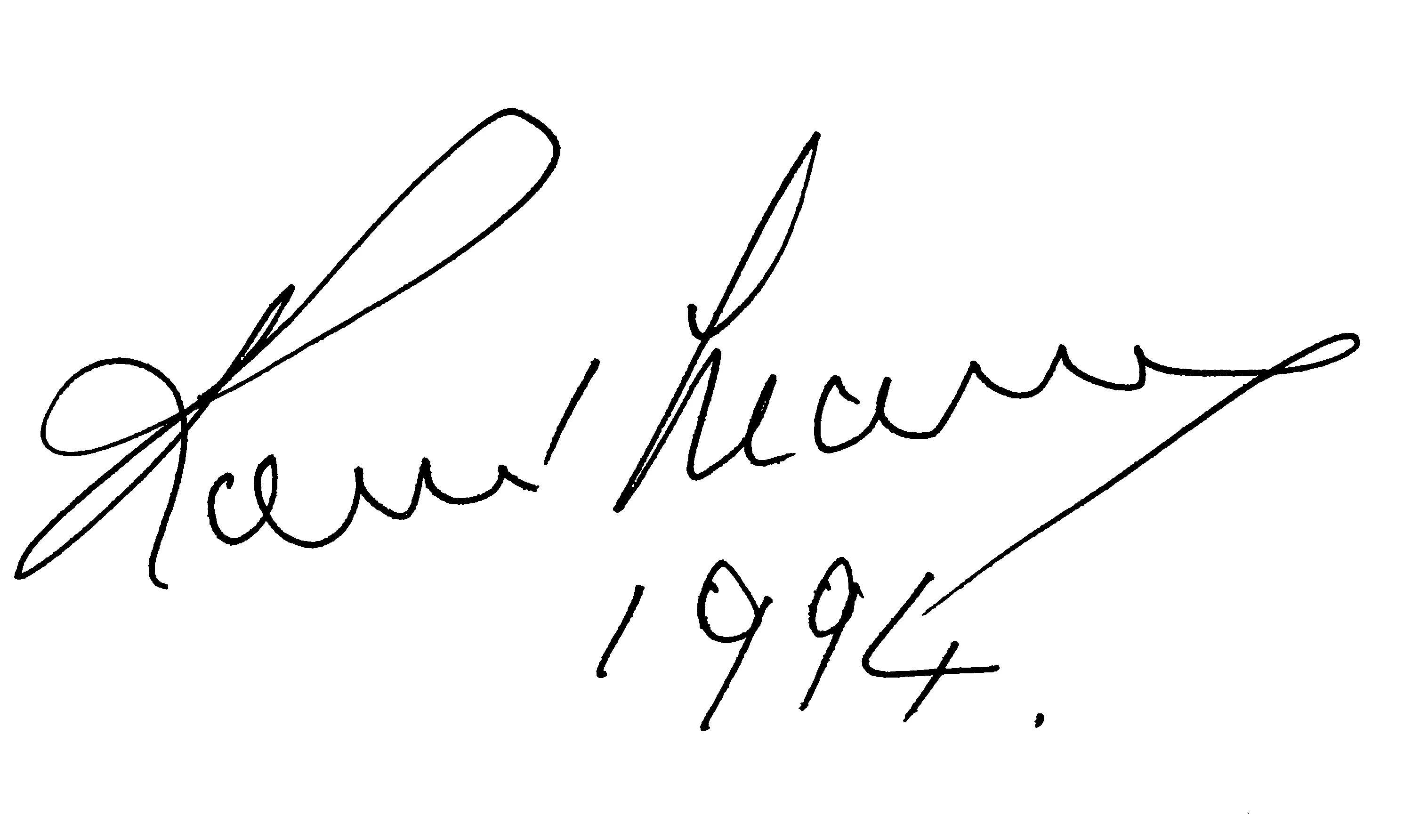 Ronald Neame The Poseidon Adventure "1994" Signed 3x5 Index Card BAS #BL96238