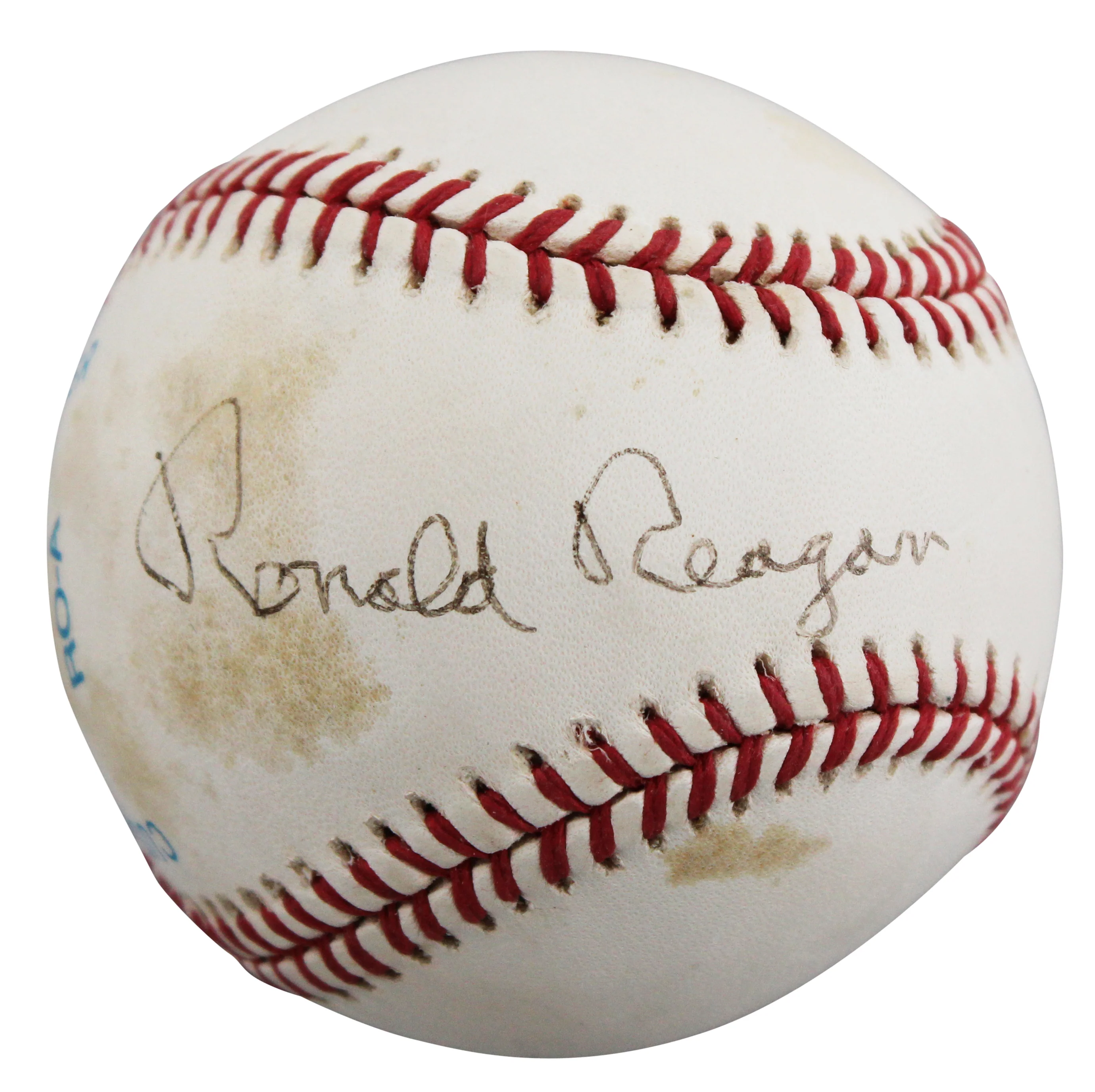 Ronald Reagan Authentic Signed Bobby Brown OAL Baseball PSA/DNA #AR02823 - Image 3