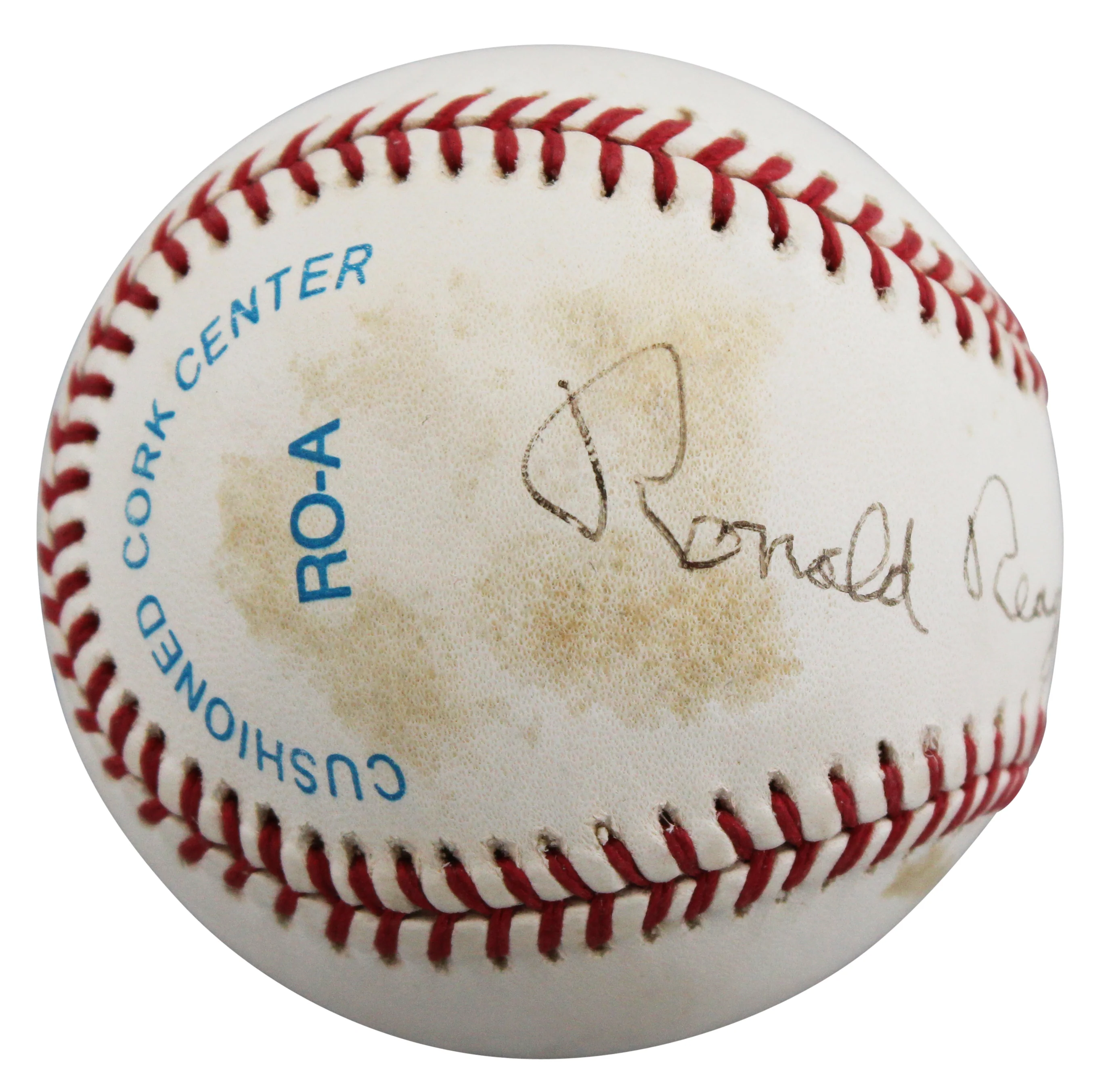 Ronald Reagan Authentic Signed Bobby Brown OAL Baseball PSA/DNA #AR02823 - Image 5