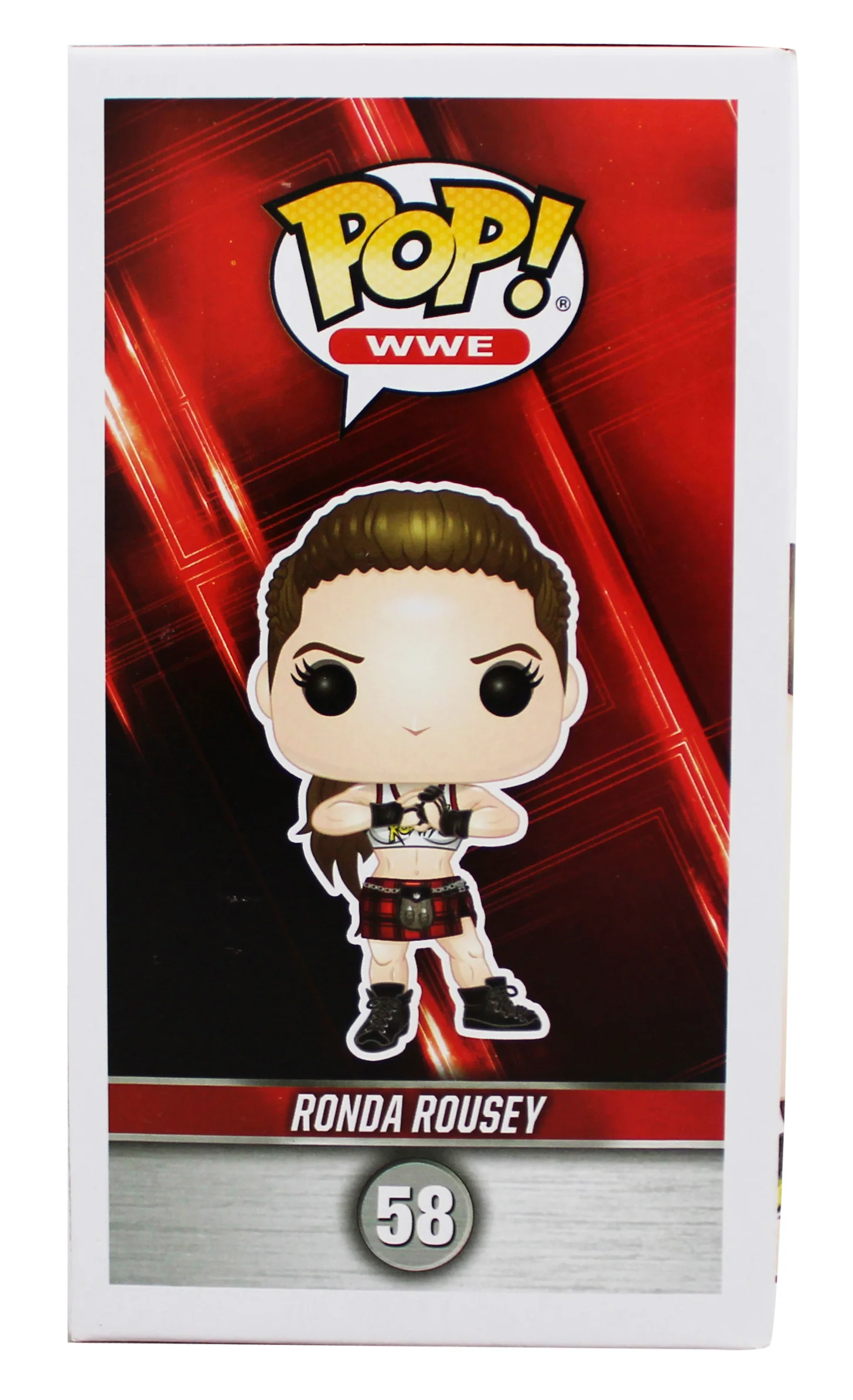 Ronda Rousey WWE Authentic Signed #58 Funko Pop Vinyl Figure BAS #BV45009 - Image 6