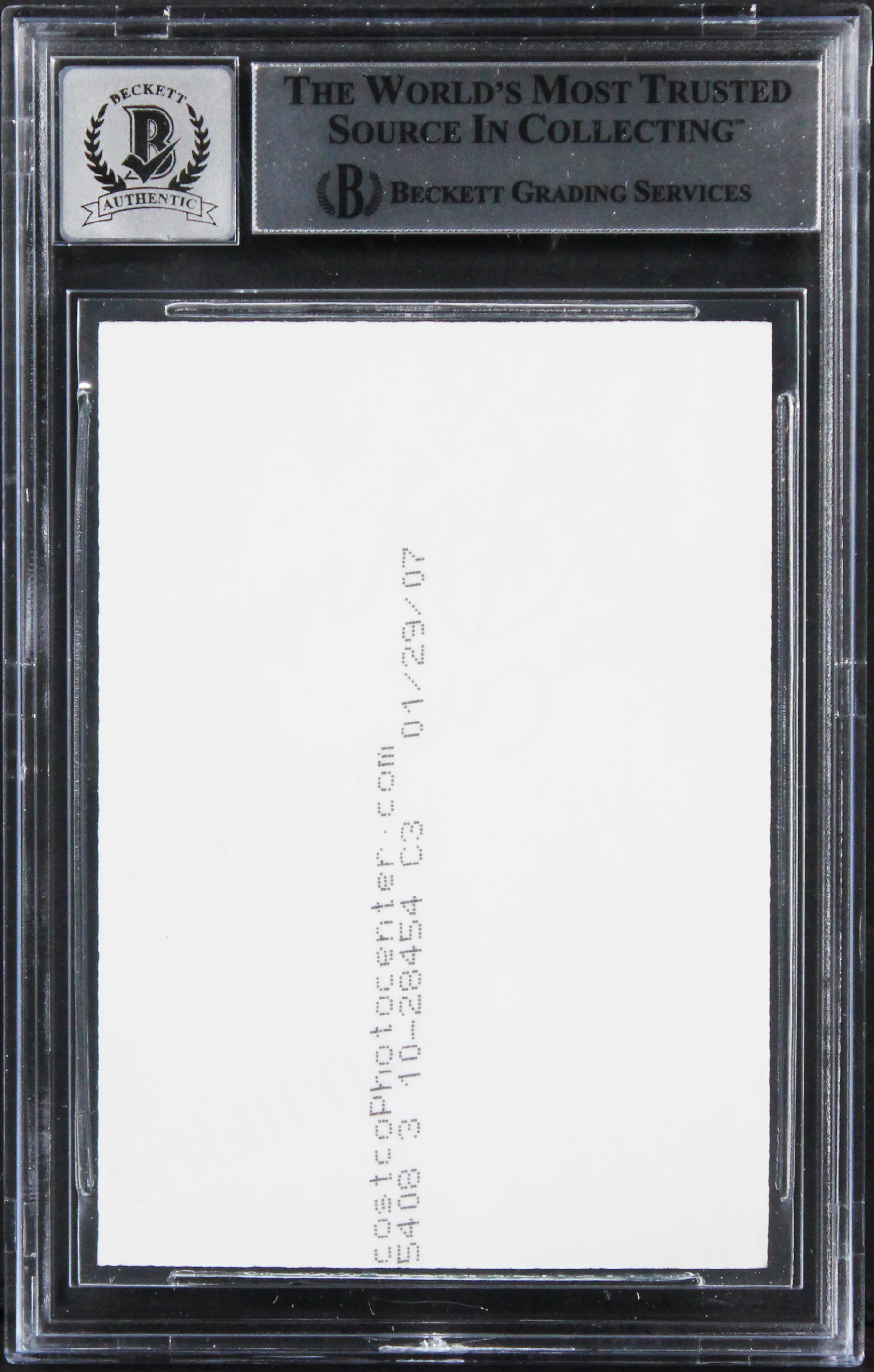 Ronnie Faulk Star Wars W/ Insc Signed Custom Trading Card Auto 10! BAS Slabbed 1 - Image 3