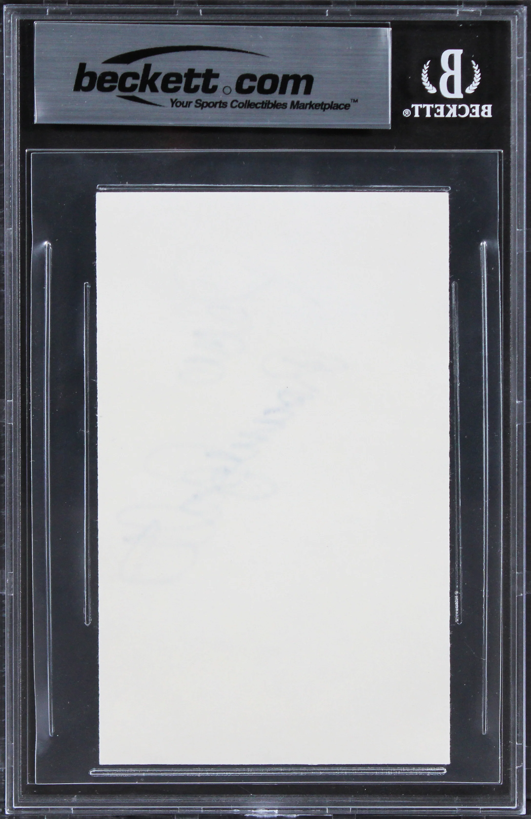 Rosanna Arquette Crash "Peace" Authentic Signed 3x5 Index Card BAS Slabbed 2 - Image 3
