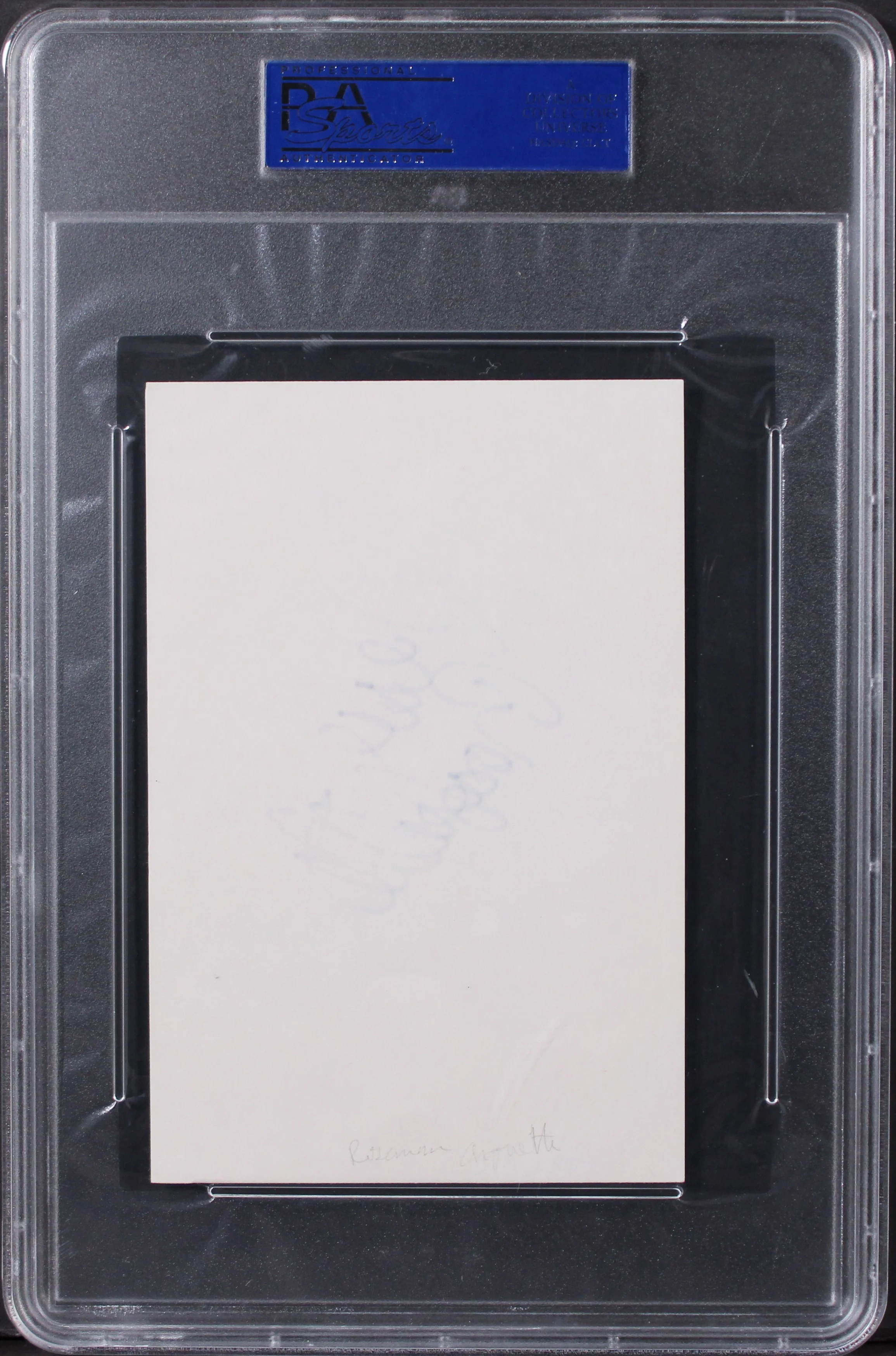 Rosanna Arquette Pulp Fiction Authentic Signed 4x6 Index Card PSA/DNA Slabbed 2 - Image 3
