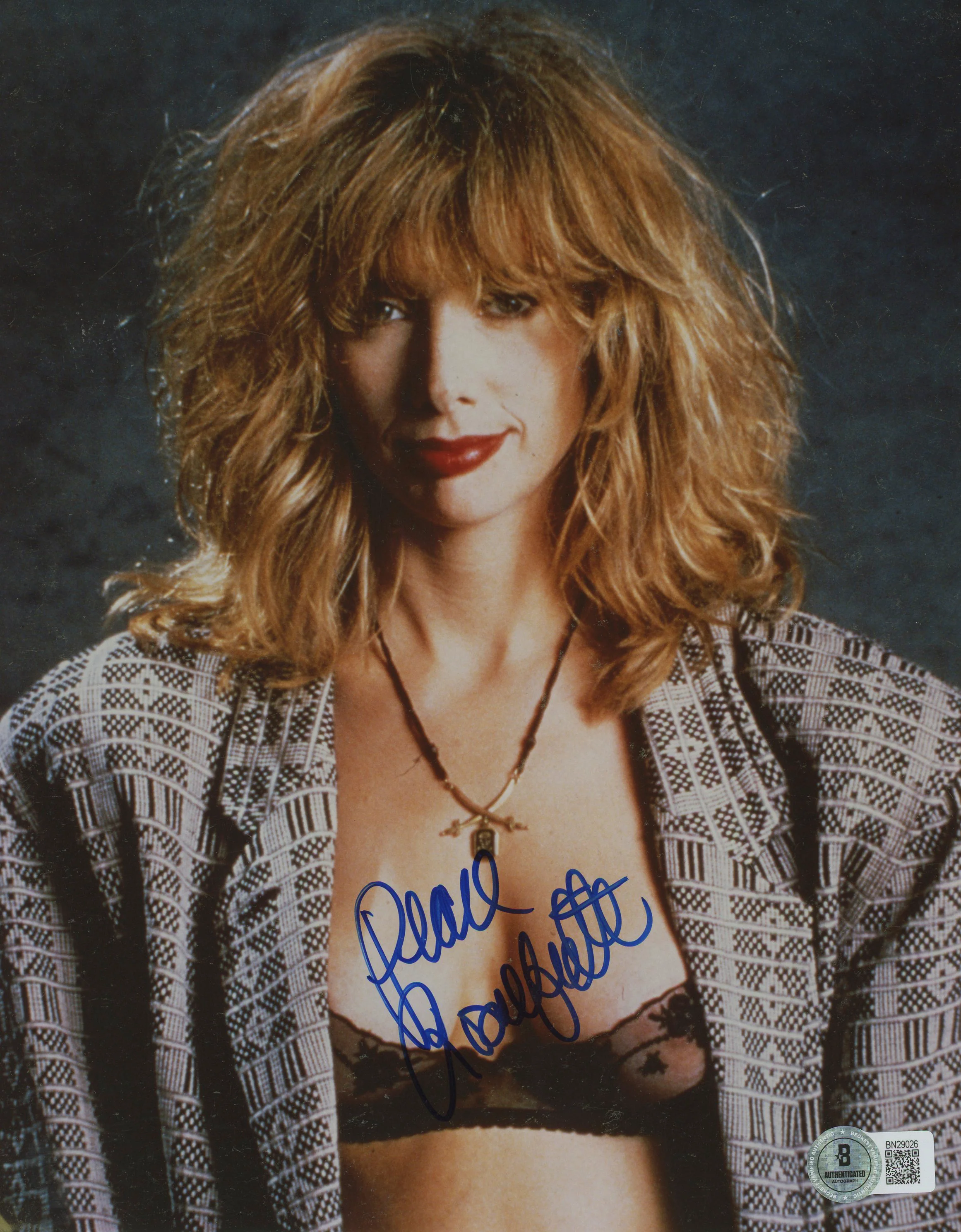 Rosanna Arquette Pulp Fiction Authentic Signed 8x10 Photo BAS #BN29026 - Image 2