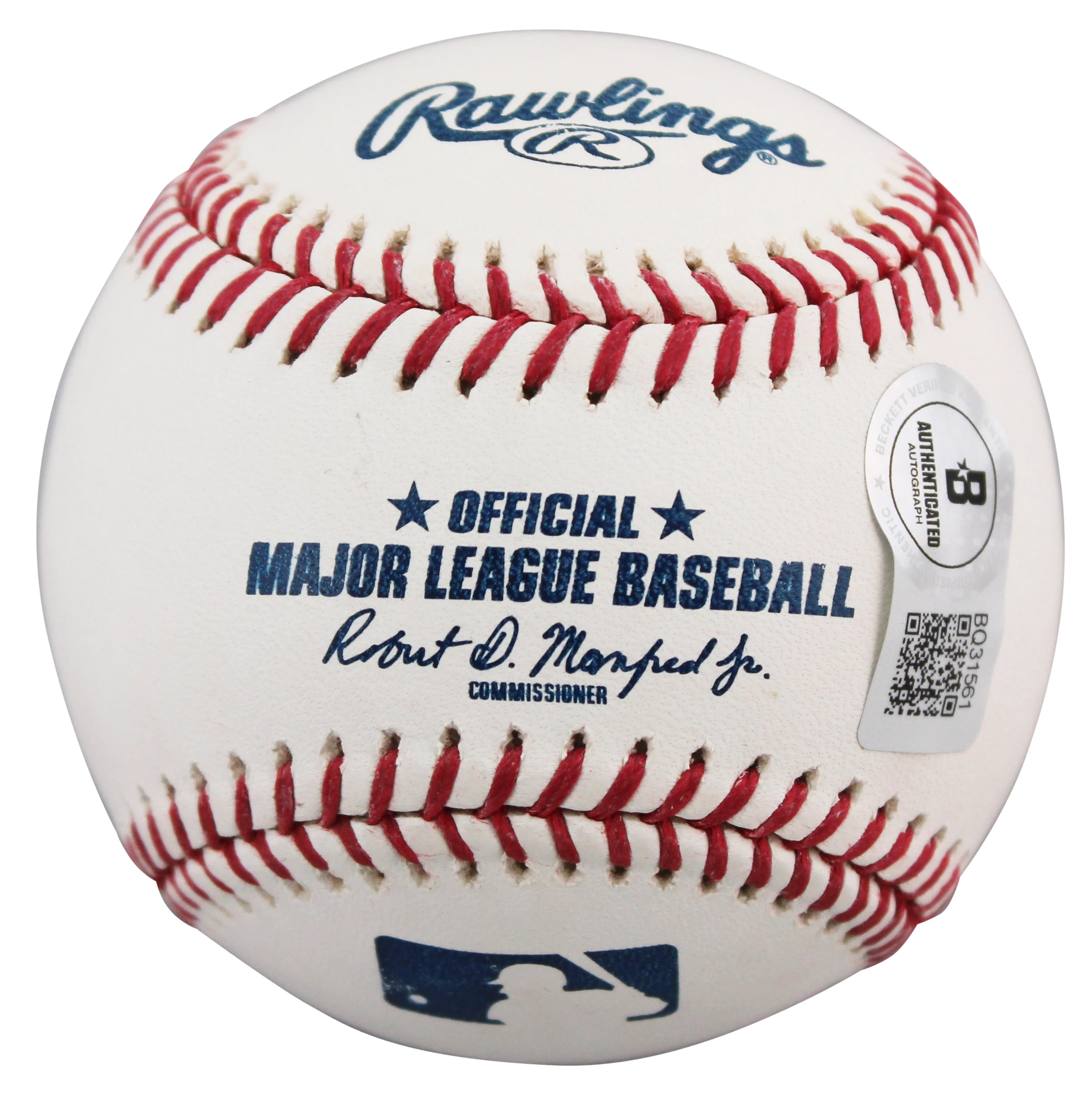 Royals George Brett "3x Insc" Authentic Signed Manfred Oml Baseball BAS #BQ31561 - Image 6