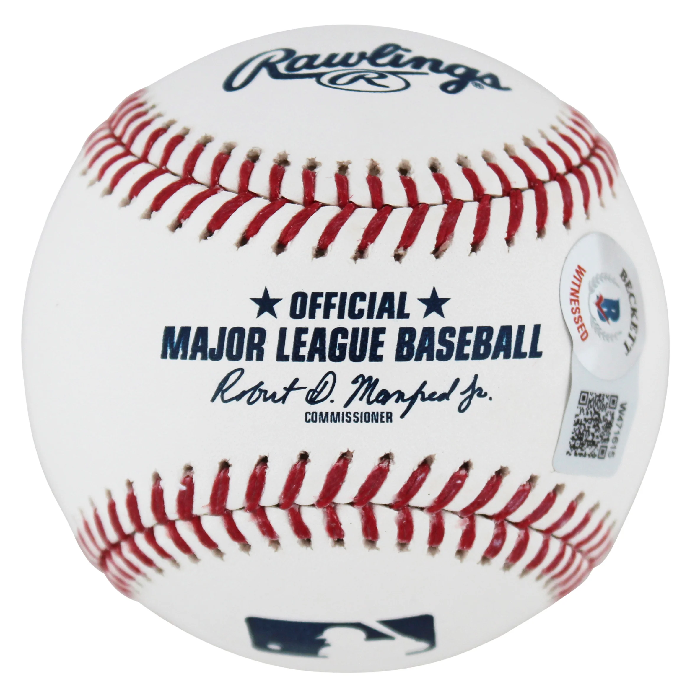 Royals Salvador Johan Perez DIaz Full Name Signed Oml Baseball BAS Witnessed - Image 4