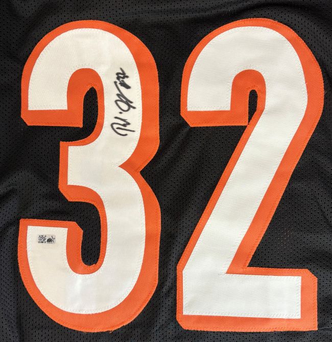 Rudi Johnson Cincinnati Signed Black Football Jersey Sports Integrity - Image 2