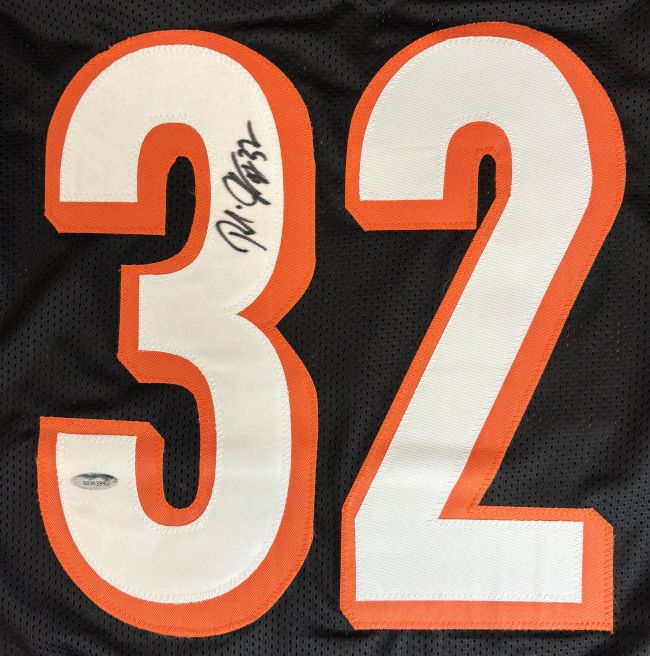 Rudi Johnson Cincinnati Signed Black Football Jersey Tristar - Image 2