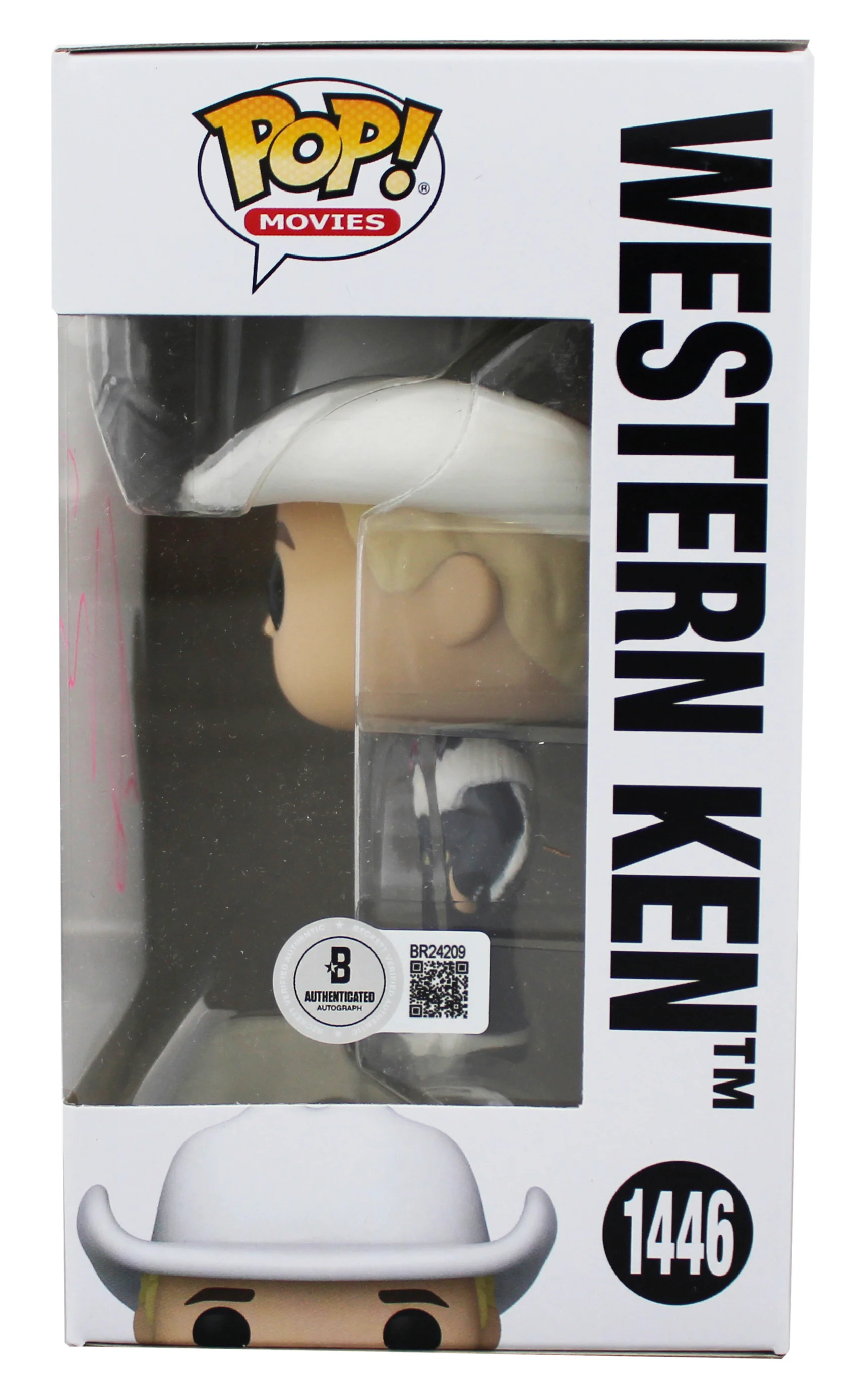 Ryan Gosling Barbie Signed Western Ken #1446 Funko Pop Vinyl Figure BAS #BR24209 - Image 4