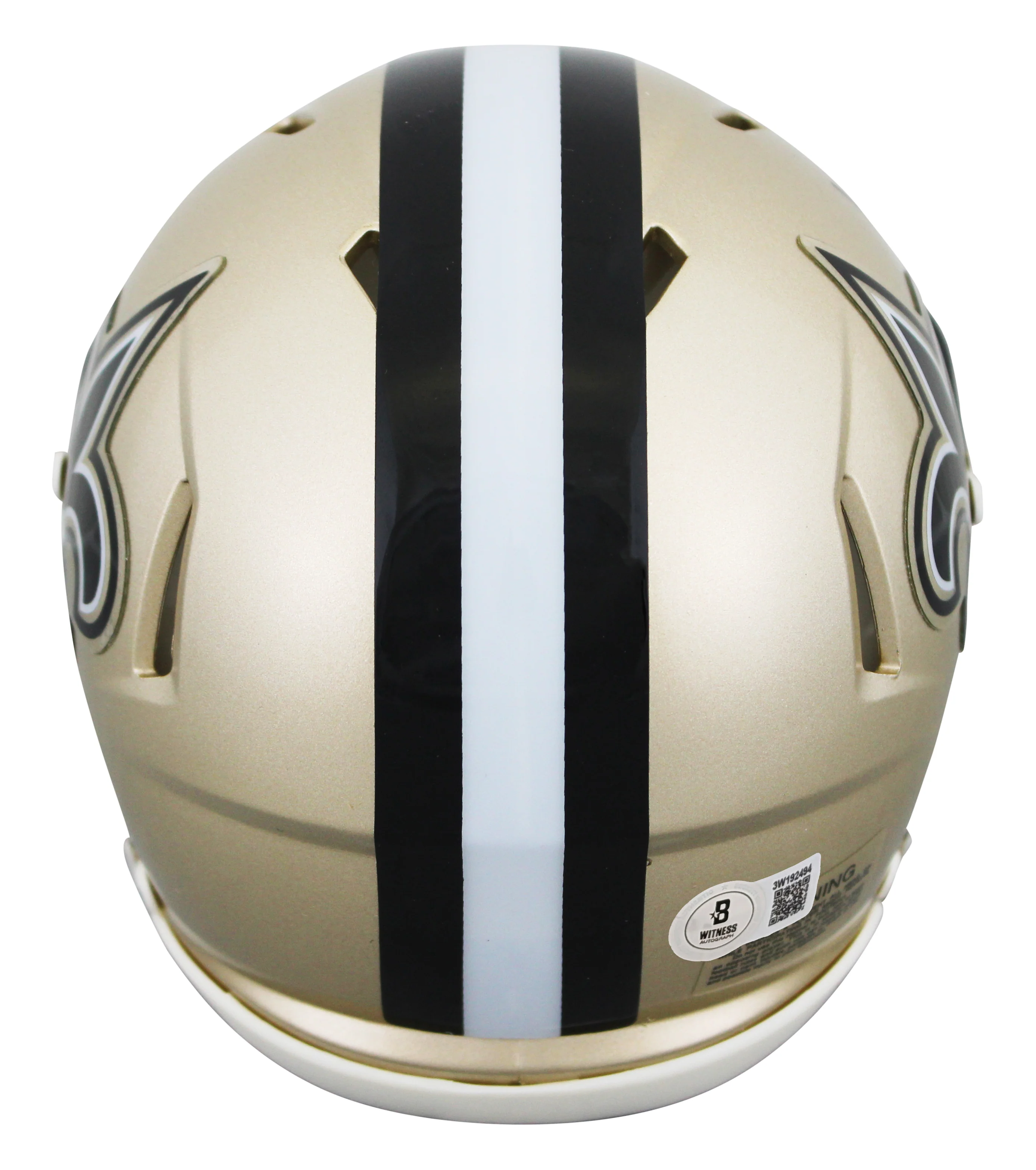 Saints Cameron Jordan Authentic Signed Speed Mini Helmet W/ Case BAS Witnessed - Image 4